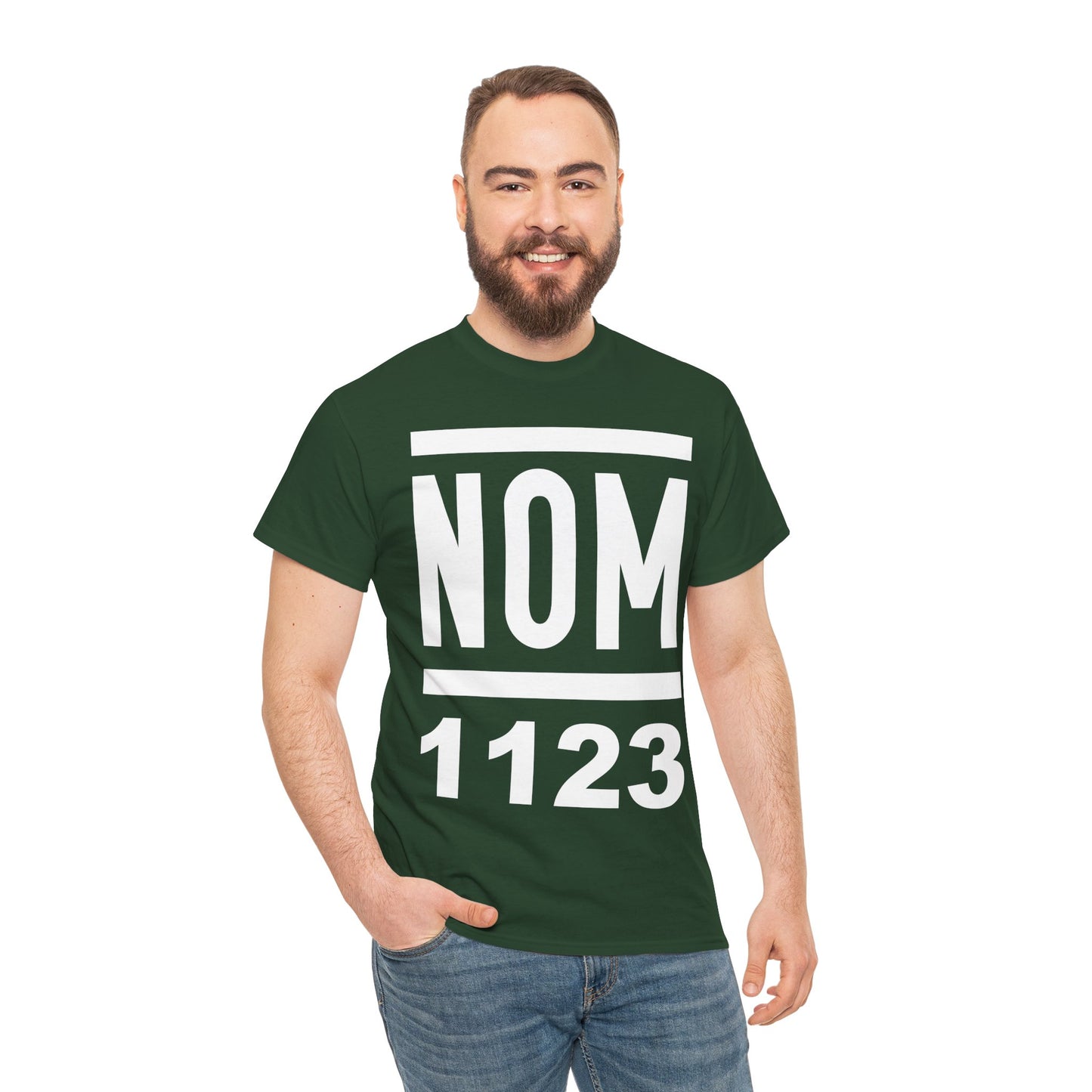 NOM 1123 Short Sleeve Gildan 5000 T-Shirt with Front Logo