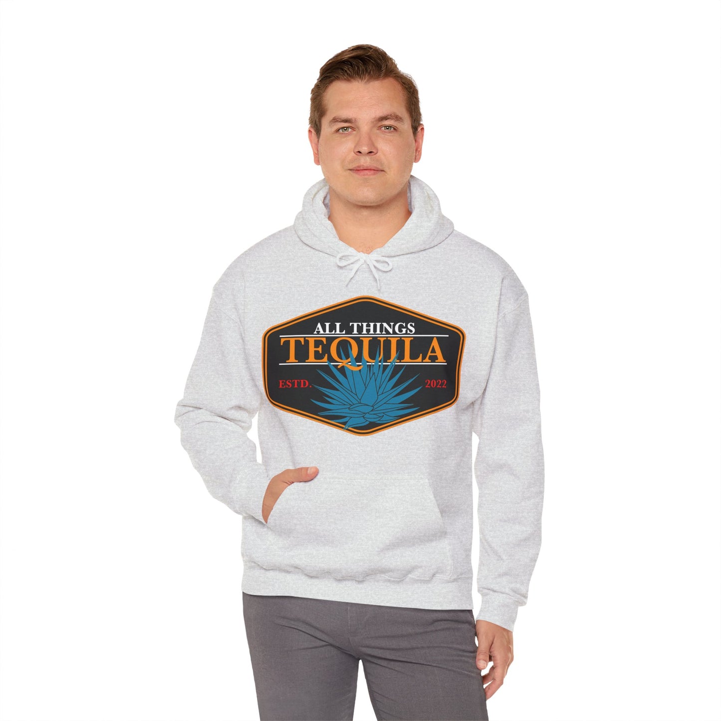 All Things Tequila Gilden 18500 Hoodie with Front Logo