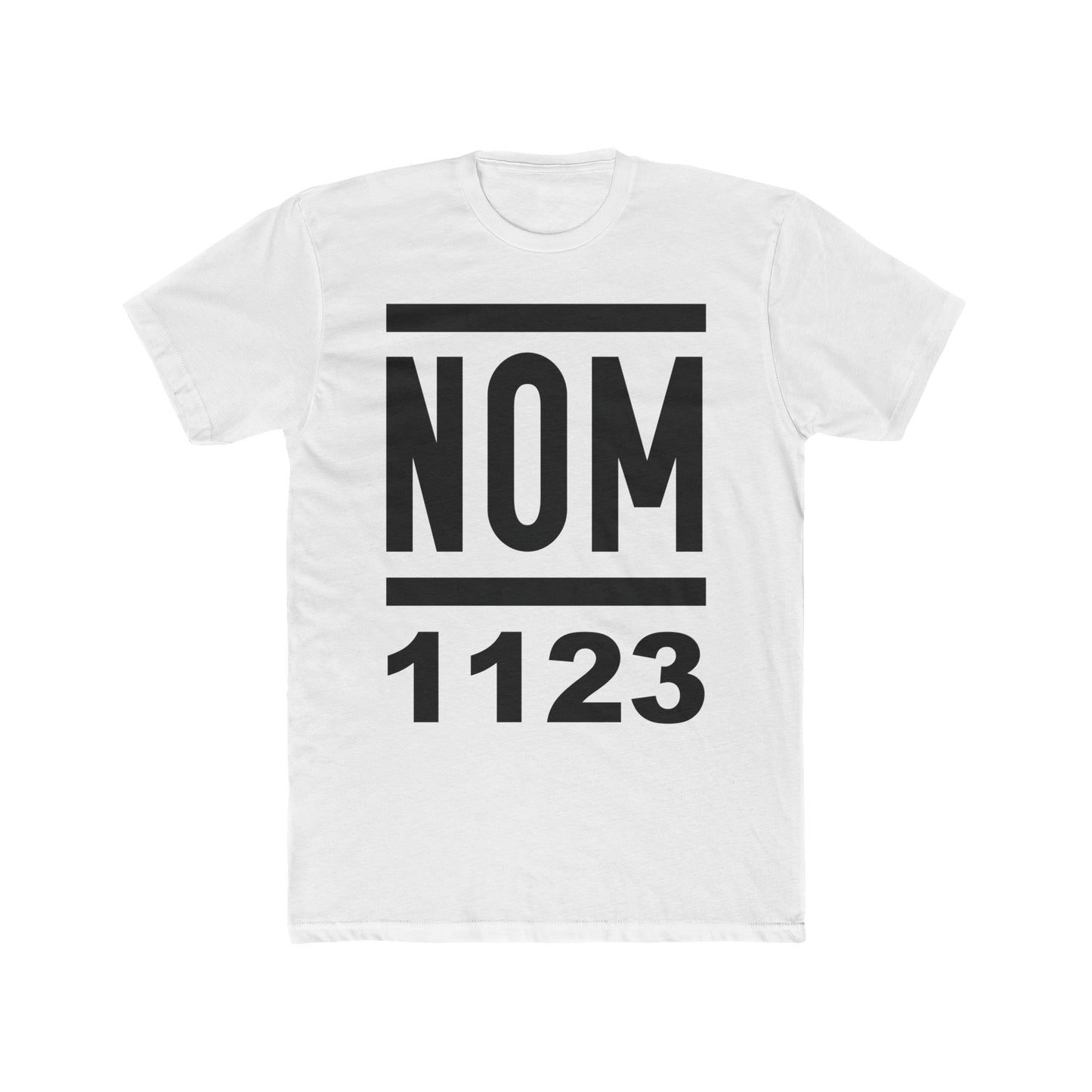 NOM 1123 Short Sleeve Next Level 3600 T-Shirt with Front Logo