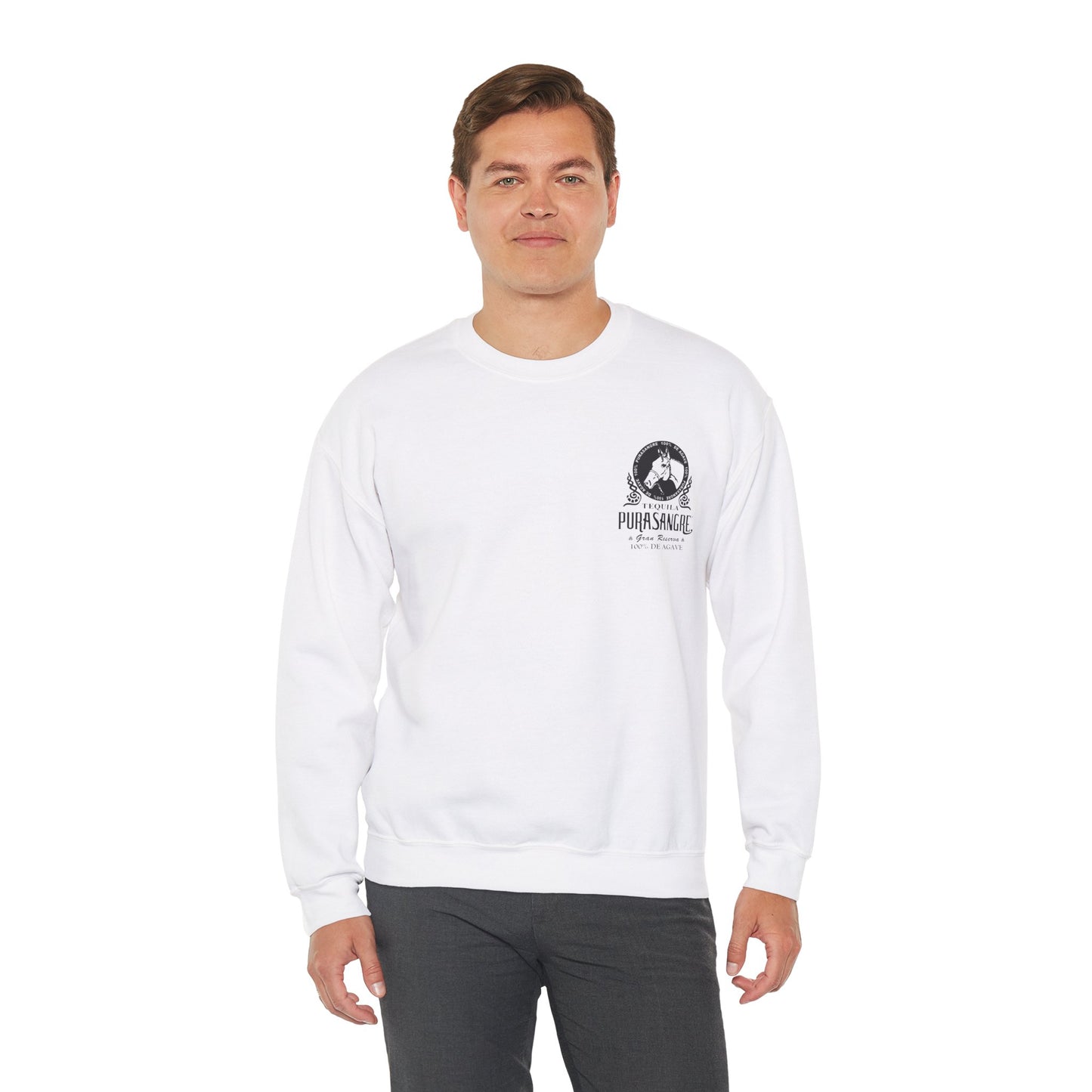 Purasangre Tequila Gilden 18000 Crewneck Sweatshirt with Front and Back Logo