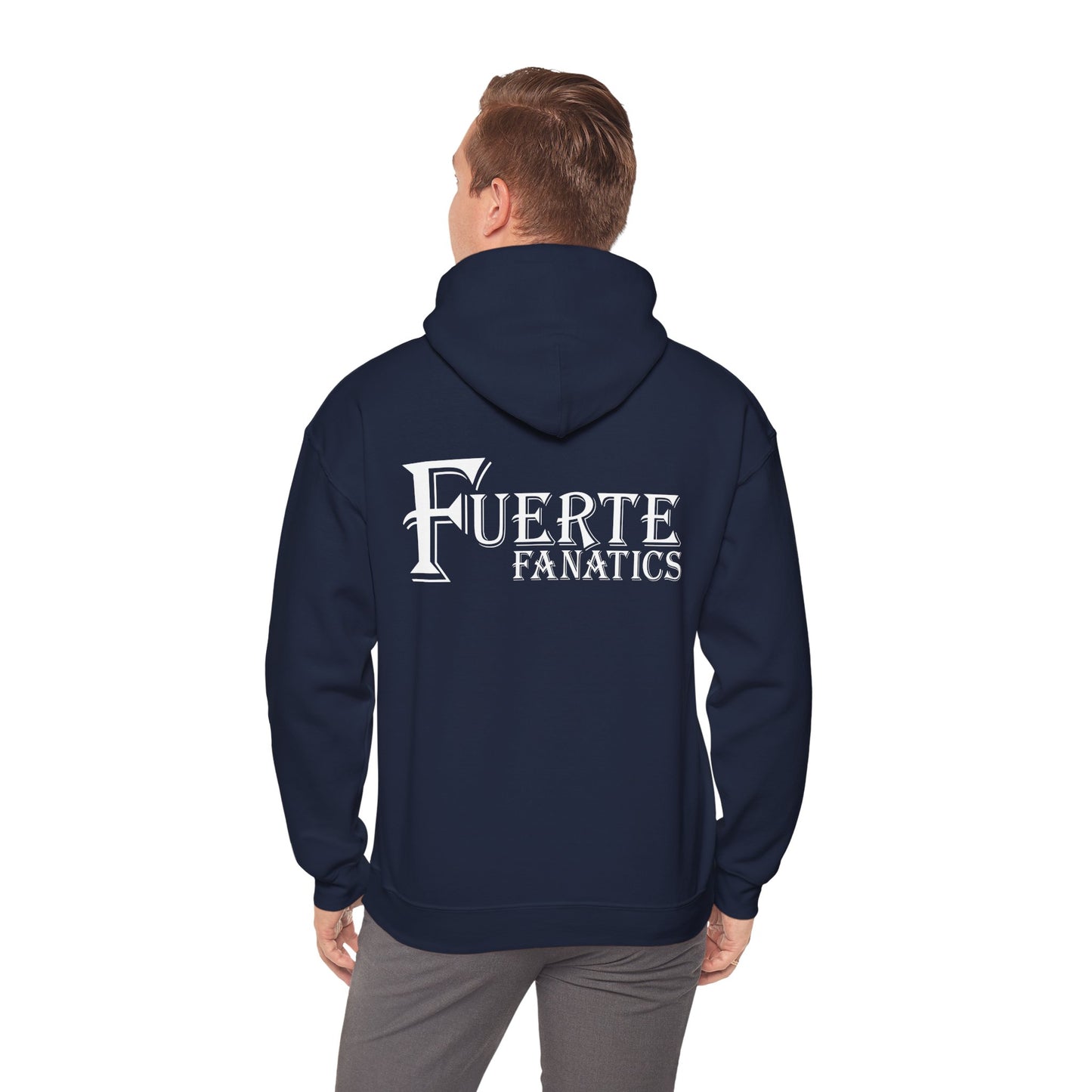 Fuerte Fanatics Gilden 18500 Hoodie with Front and Back Logo