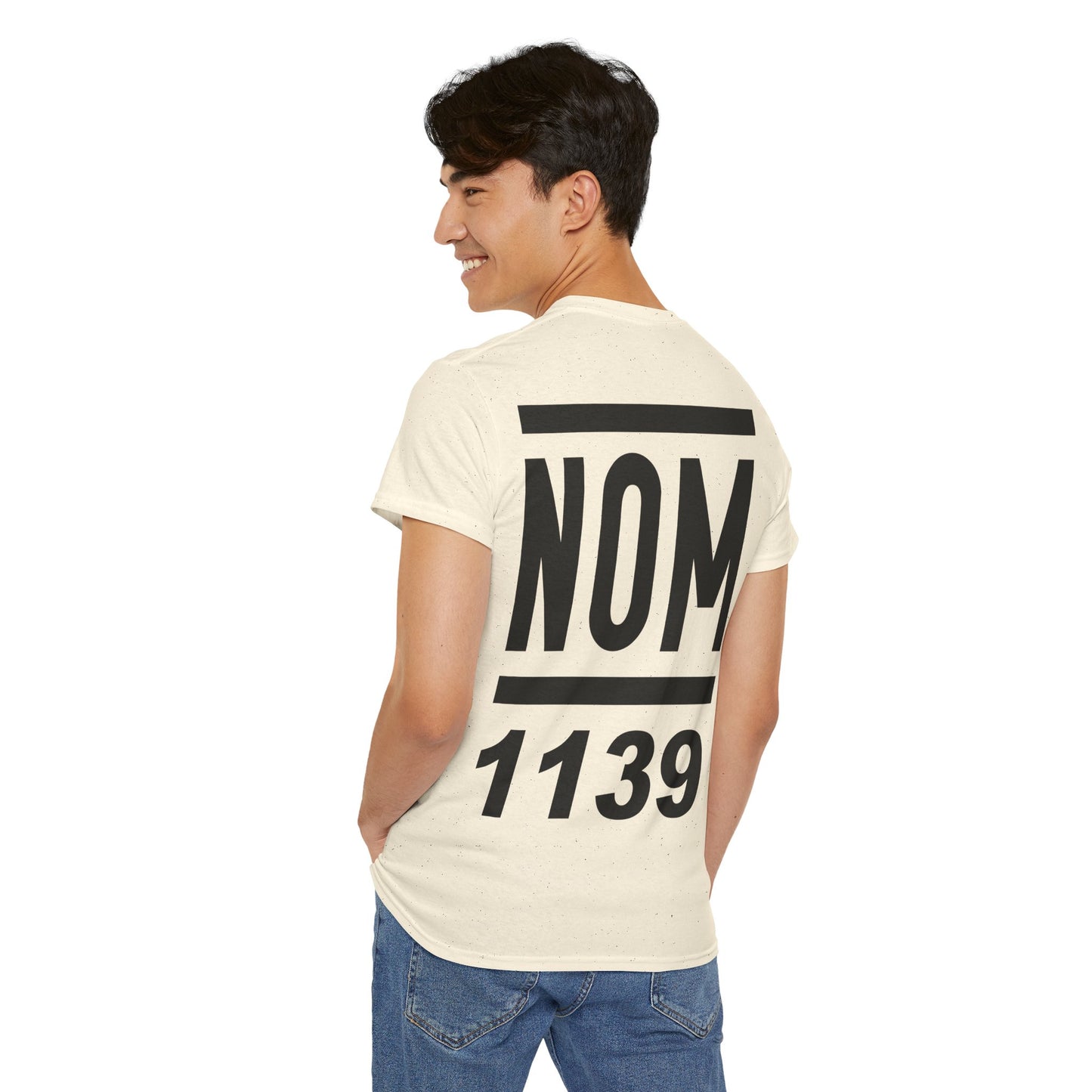 NOM 1139 Short Sleeve Gildan 5000 T-Shirt with Front and Back Logo