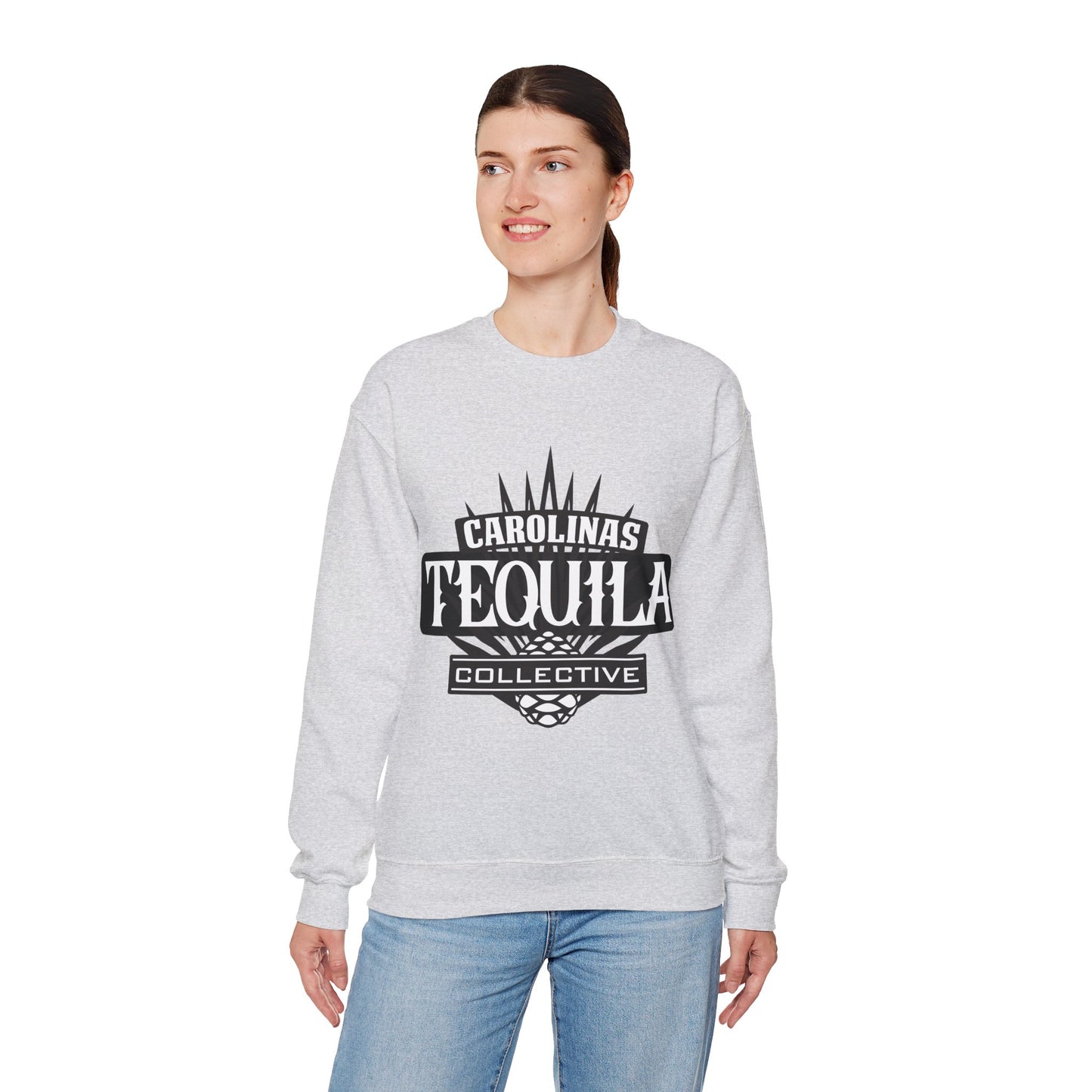 Carolinas Tequila Collective Gilden 18000 Crewneck Sweatshirt with Front Logo