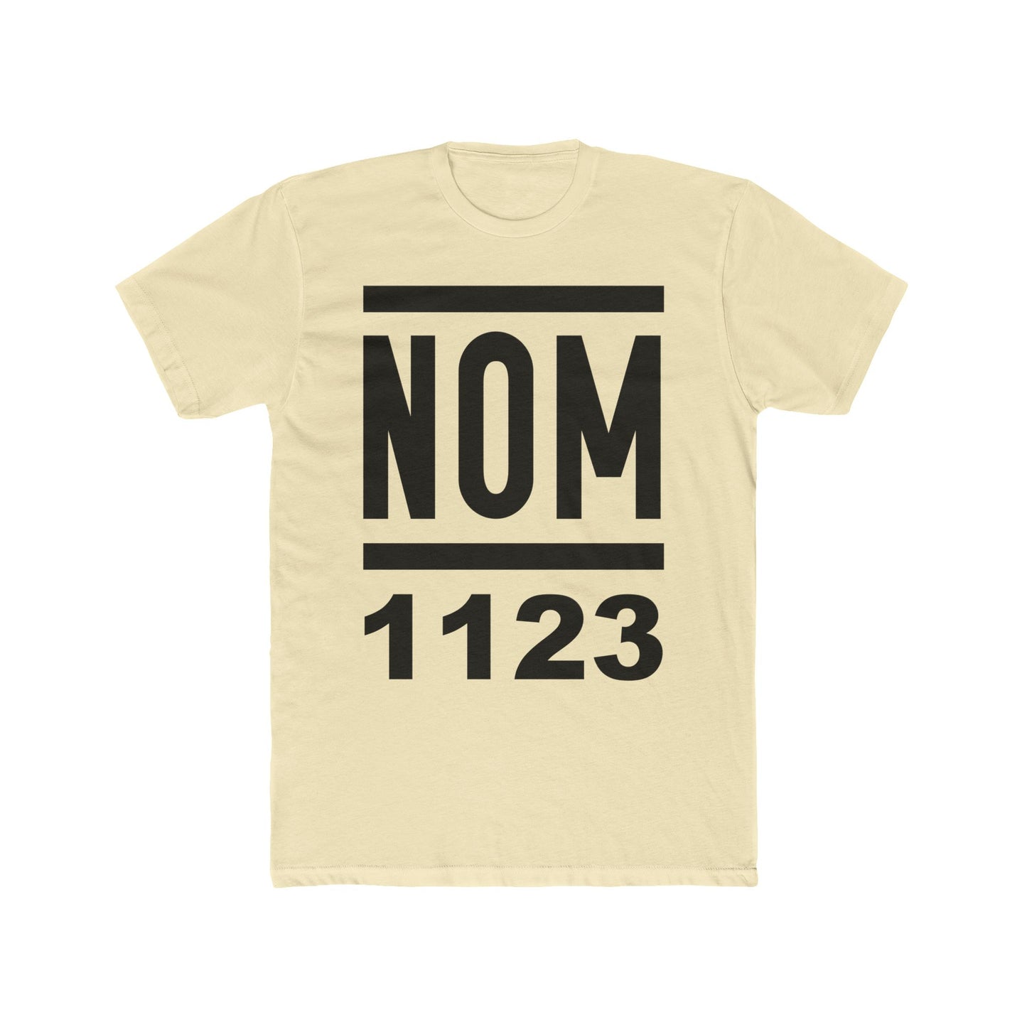 NOM 1123 Short Sleeve Next Level 3600 T-Shirt with Front Logo