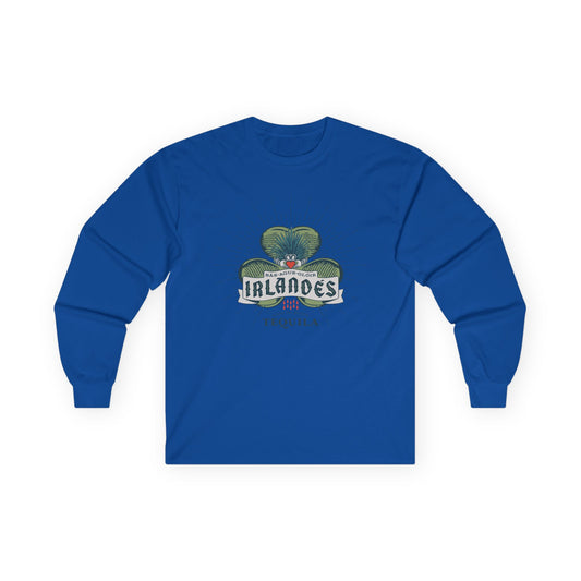 Irlande's Tequila Long Sleeve Gildan 2400 T-Shirt with Front Logo