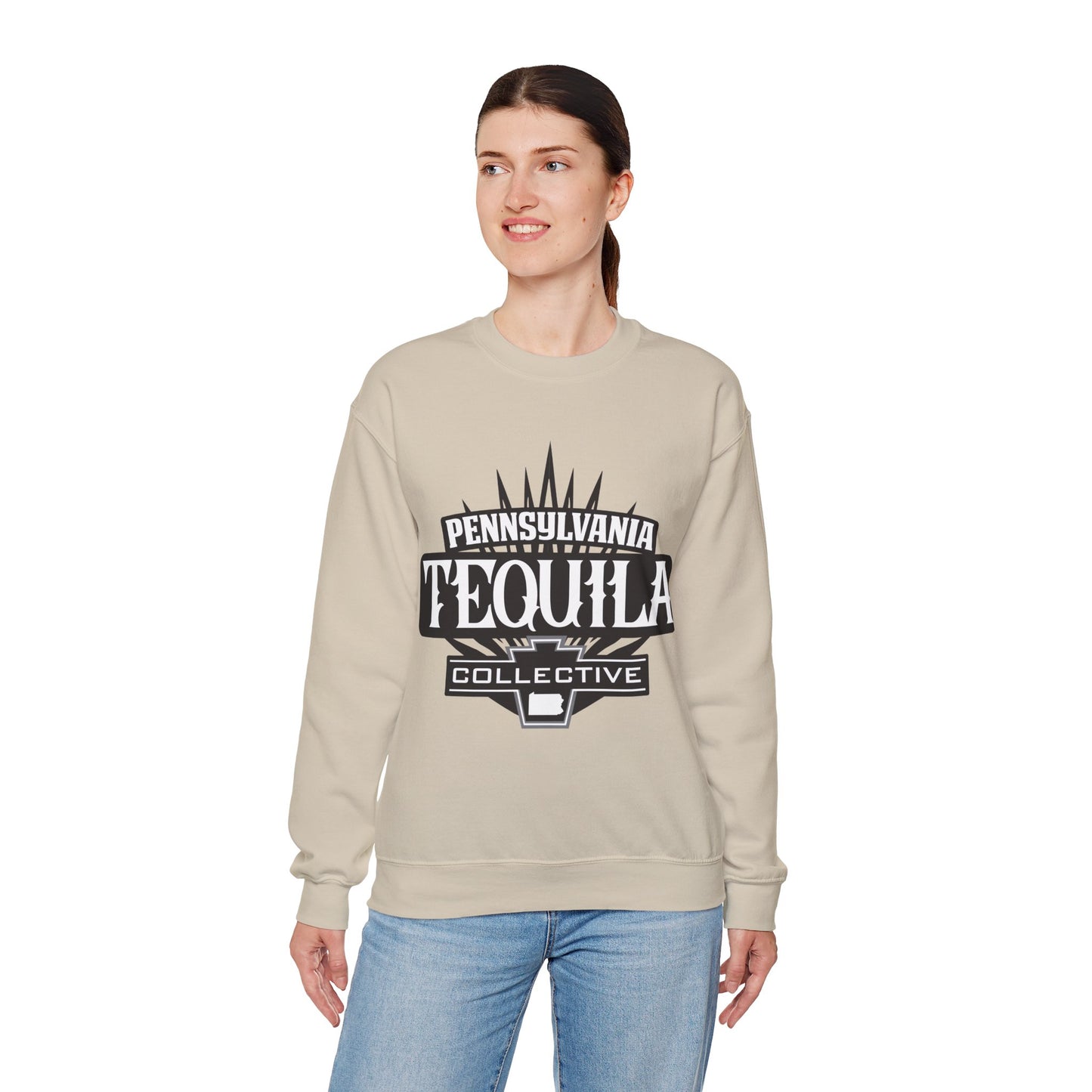 Pennsylvania Tequila Collective Gilden 18000 Crewneck Sweatshirt with Front Logo