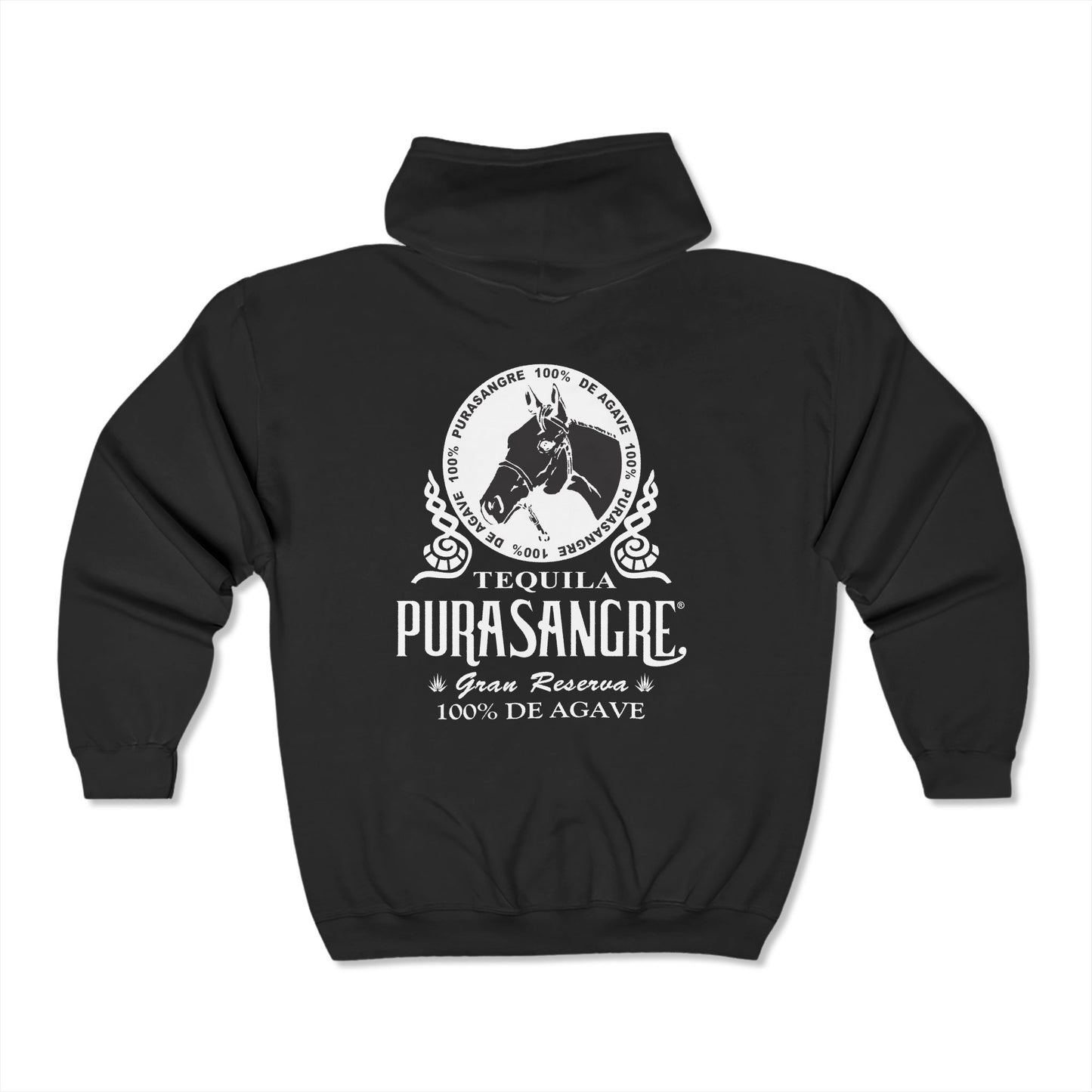 Purasangre Tequila Gildan 18600 Zip-Up Hooded Sweatshirt