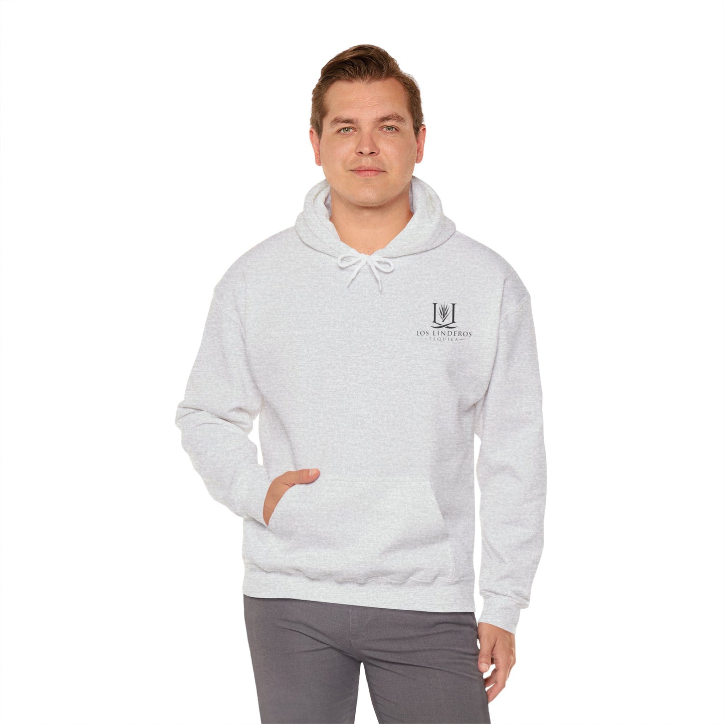 Los Linderos Tequila Gilden 18500 Hoodie with Front and Back Logo