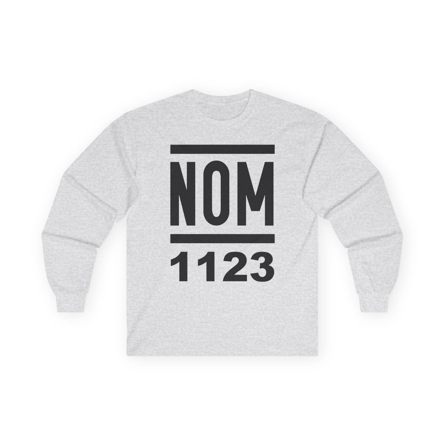 NOM 1123 Long Sleeve Gildan 2400 T-Shirt with Front Logo