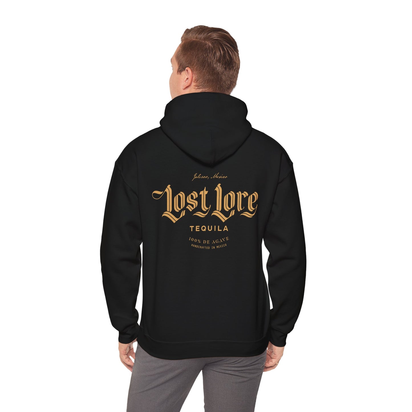 Lost Lore Tequila Gilden 18500 Hoodie with Front and Back Logo