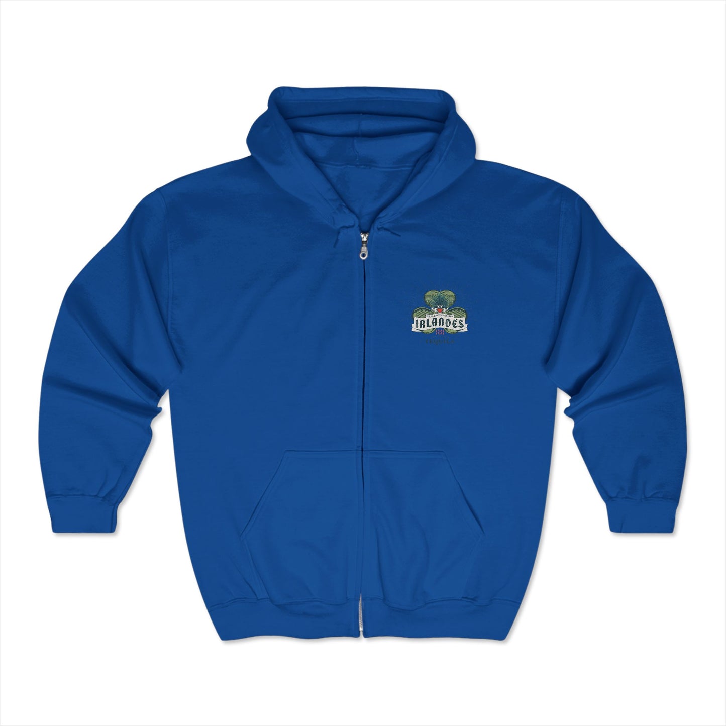 Irlandes Tequila Gildan 18600 Zip-Up Hooded Sweatshirt