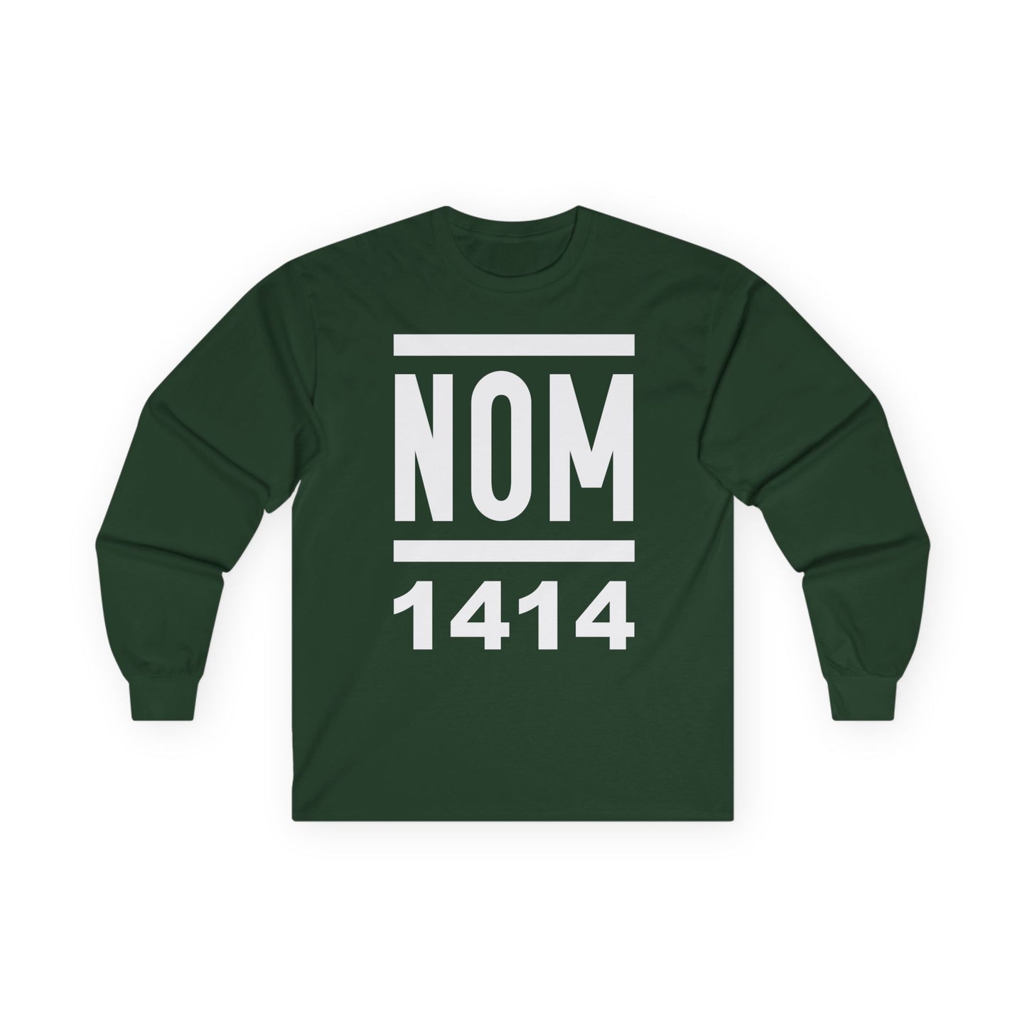 NOM 1414 Long Sleeve Gildan 2400 T-Shirt with Front Logo