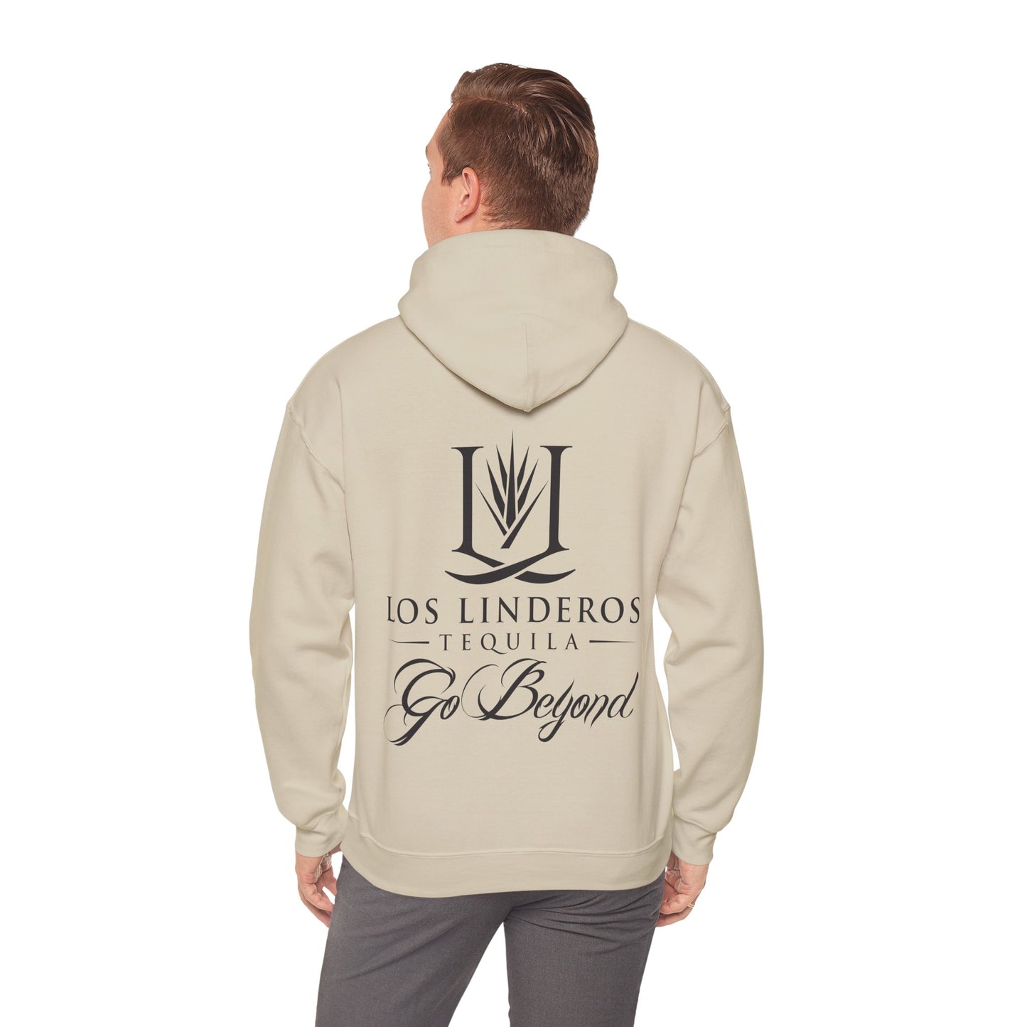 Los Linderos Tequila Gilden 18500 Hoodie with Front and Back Logo