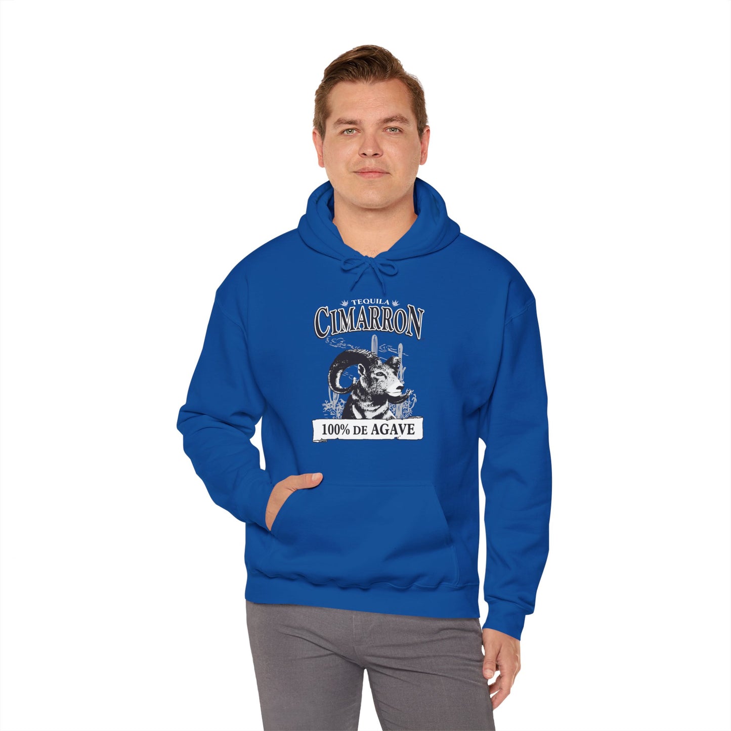 Cimarron Tequila Gilden 18500 Hoodie with Front Logo