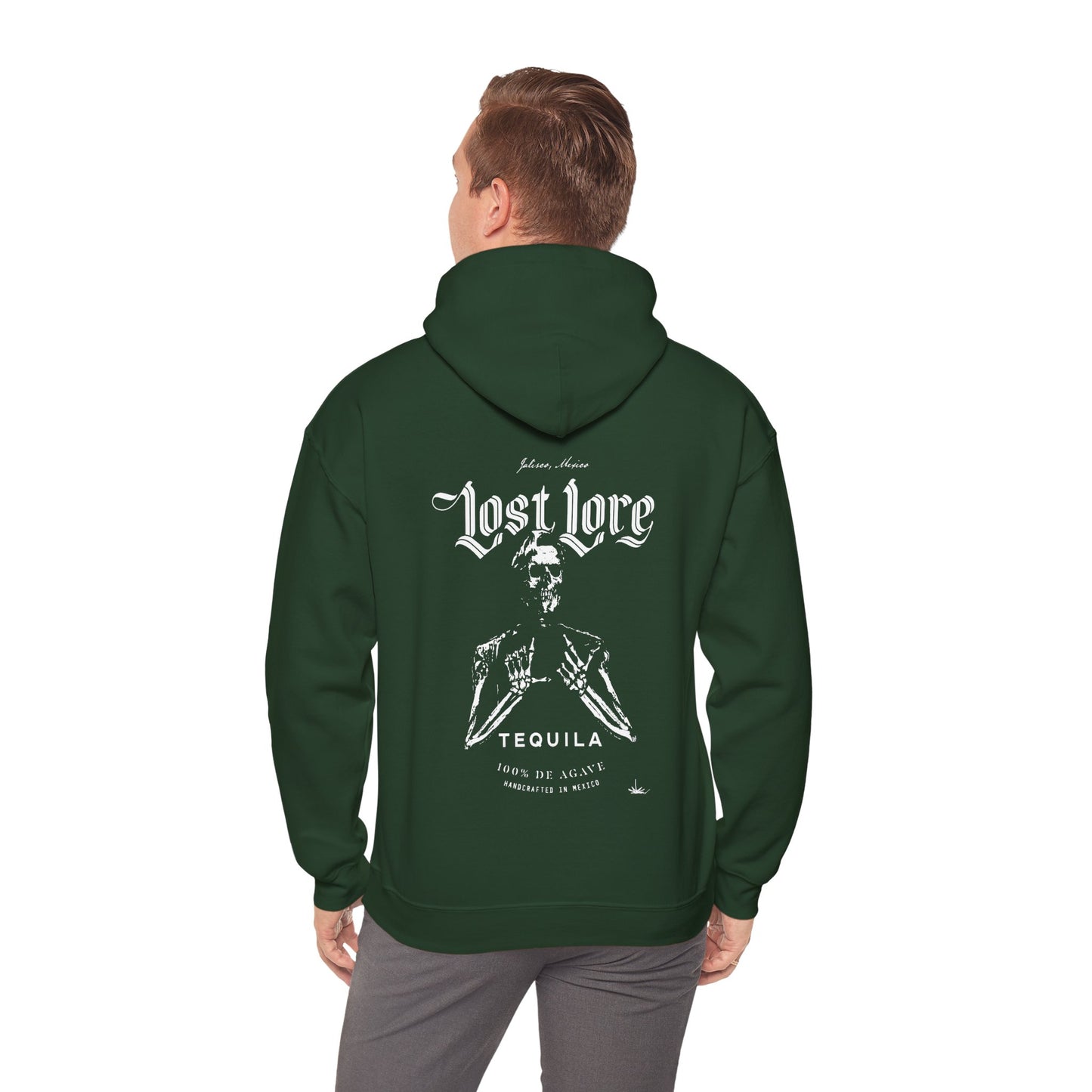 Lost Lore Tequila Miklo Agave Gilden 18500 Hoodie with Front and Back Logo