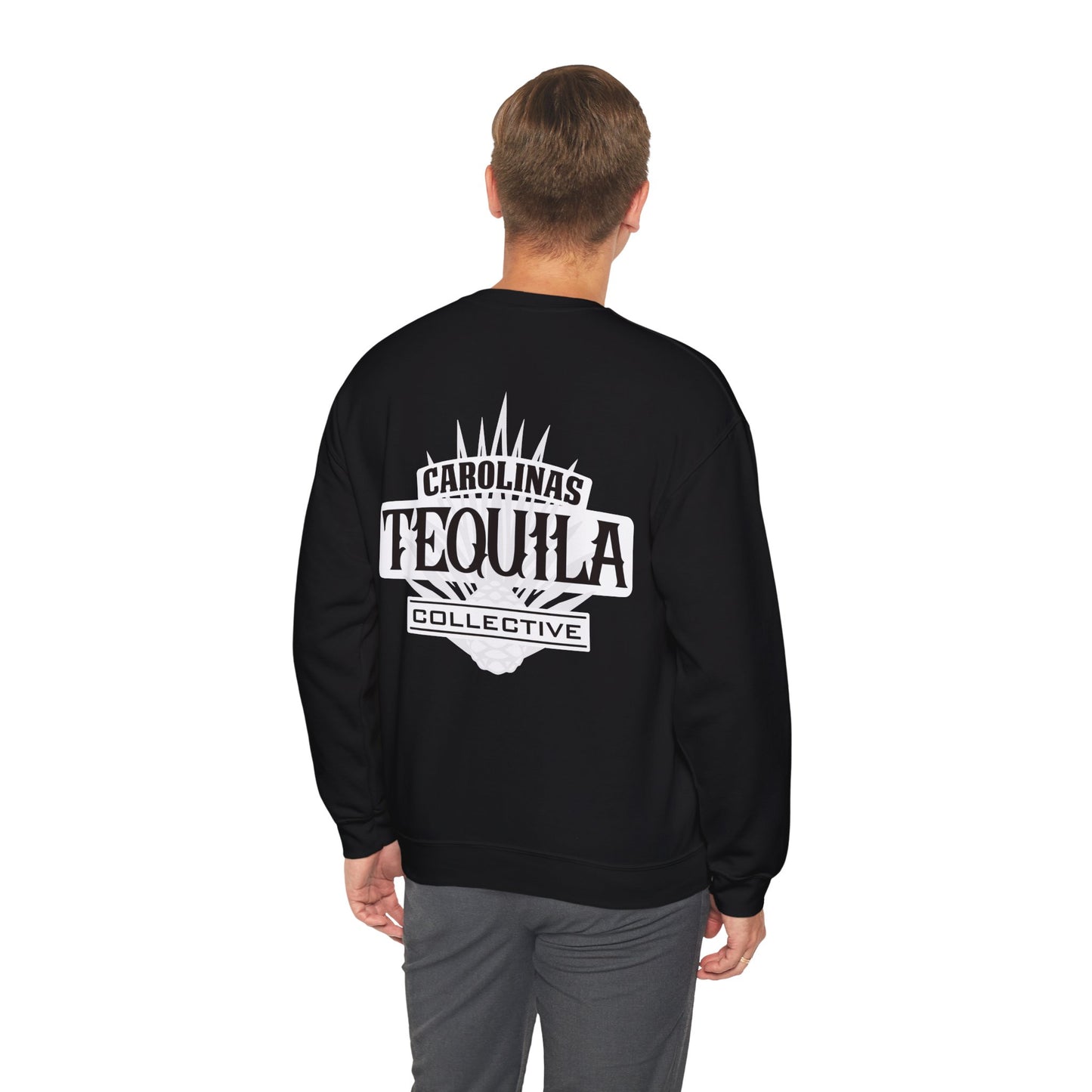 Carolinas Tequila Collective Gilden 18000 Crewneck Sweatshirt with Front and Back Logo