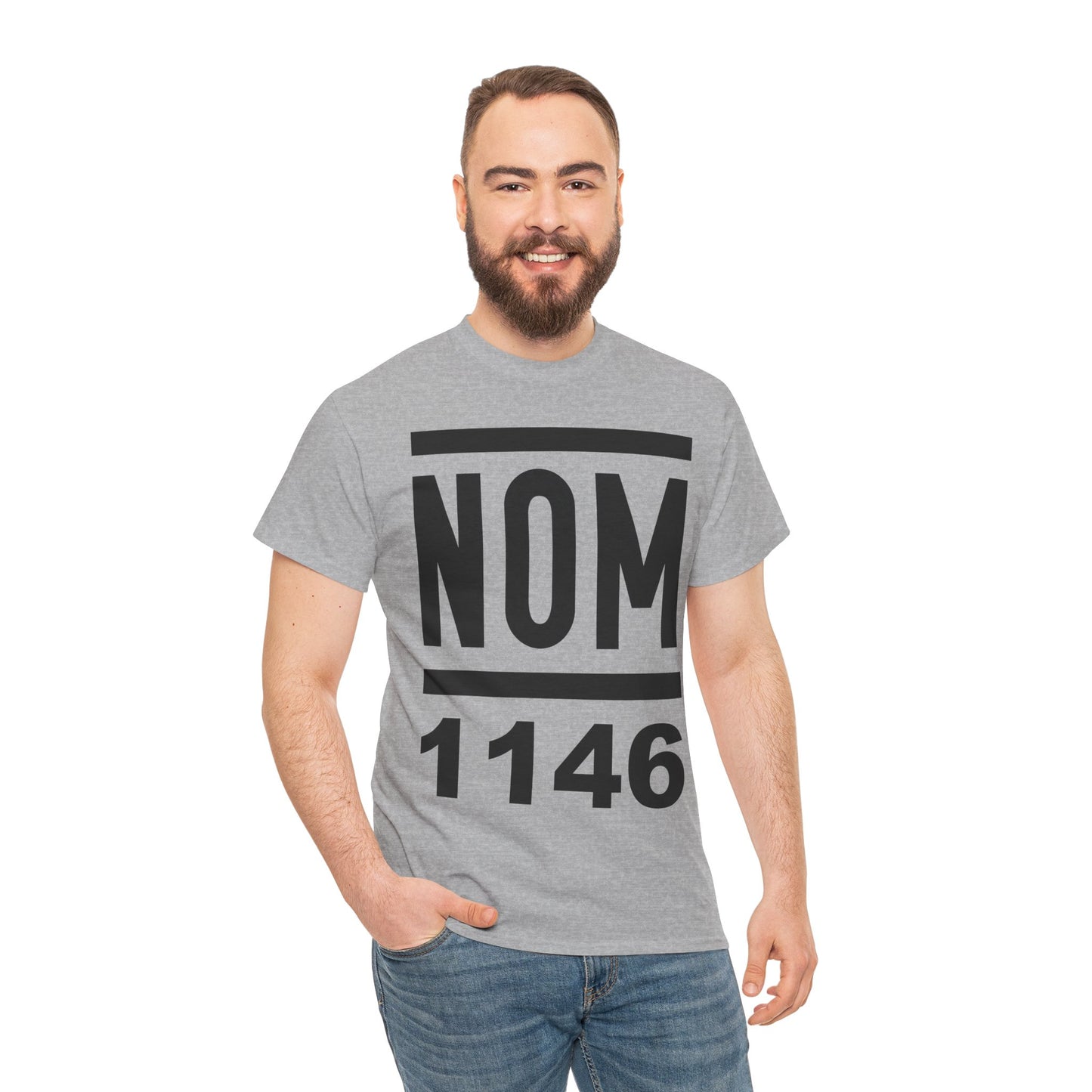 NOM 1146 Short Sleeve Gildan 5000 T-Shirt with Front Logo