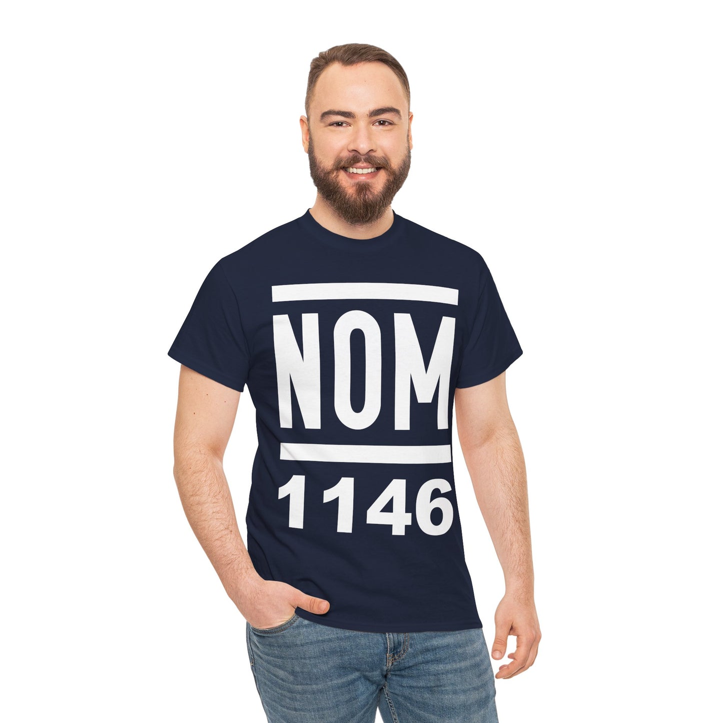 NOM 1146 Short Sleeve Gildan 5000 T-Shirt with Front Logo