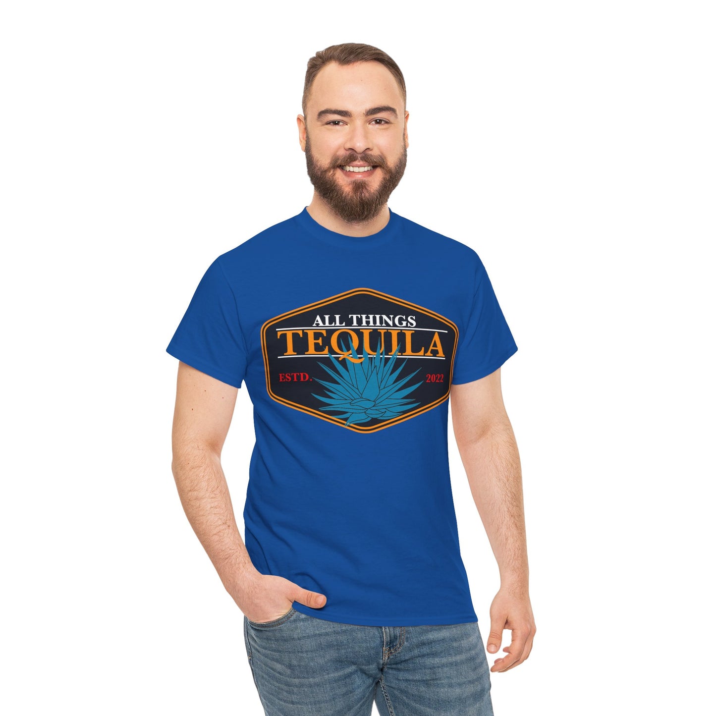 All Things Tequila Short Sleeve Gildan 5000 T-Shirt with Front Logo