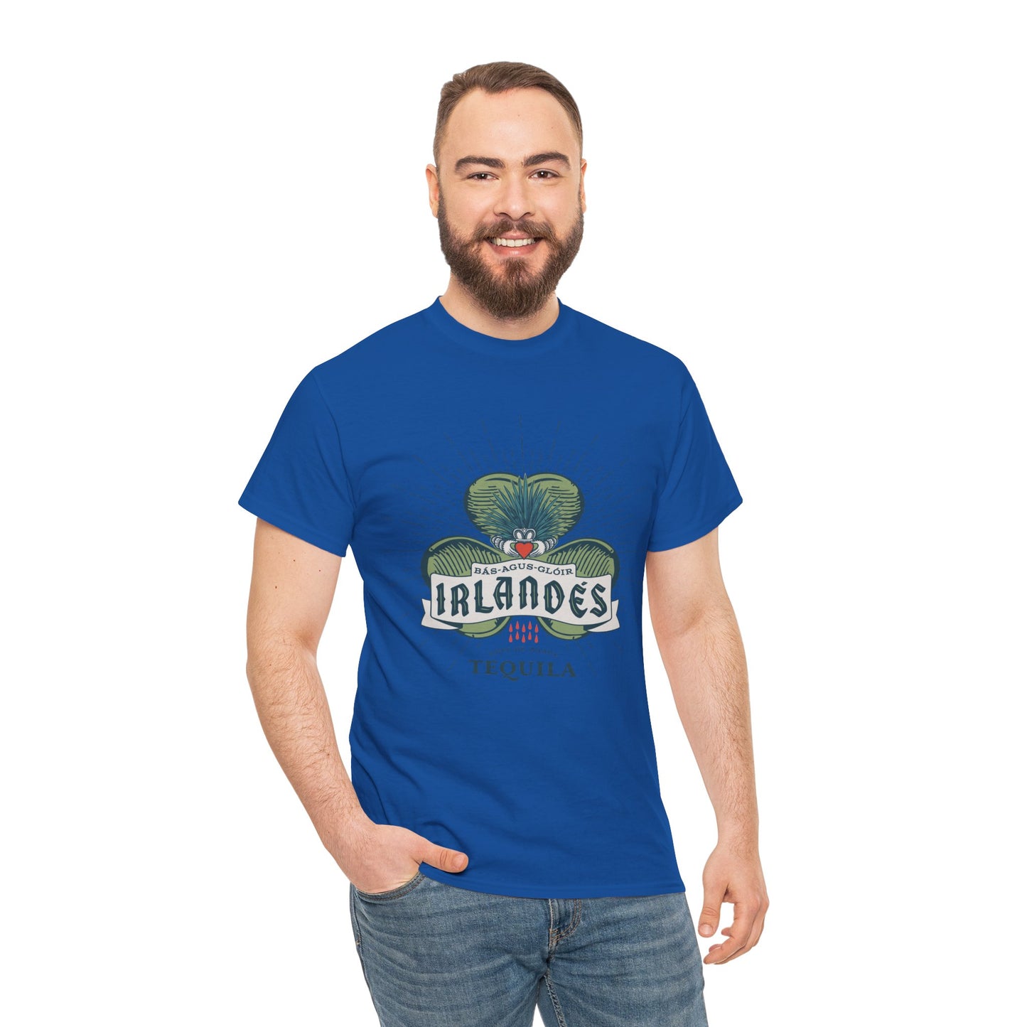 Irlande's Tequila Short Sleeve Gildan 5000 T-Shirt with Front Logo