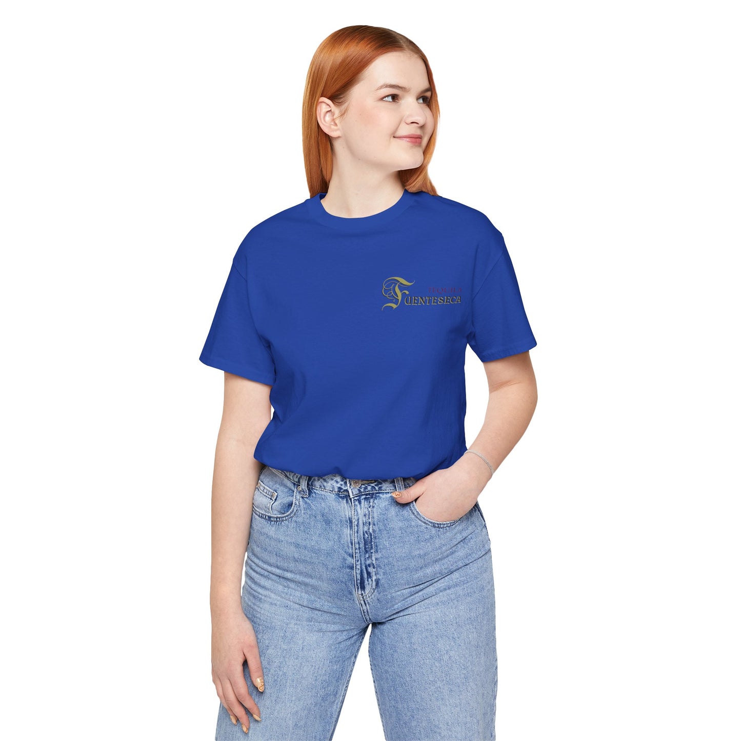 Fuenteseca Tequila Short Sleeve Bella+Canvas 3001 T-Shirt with Front and Back Logo