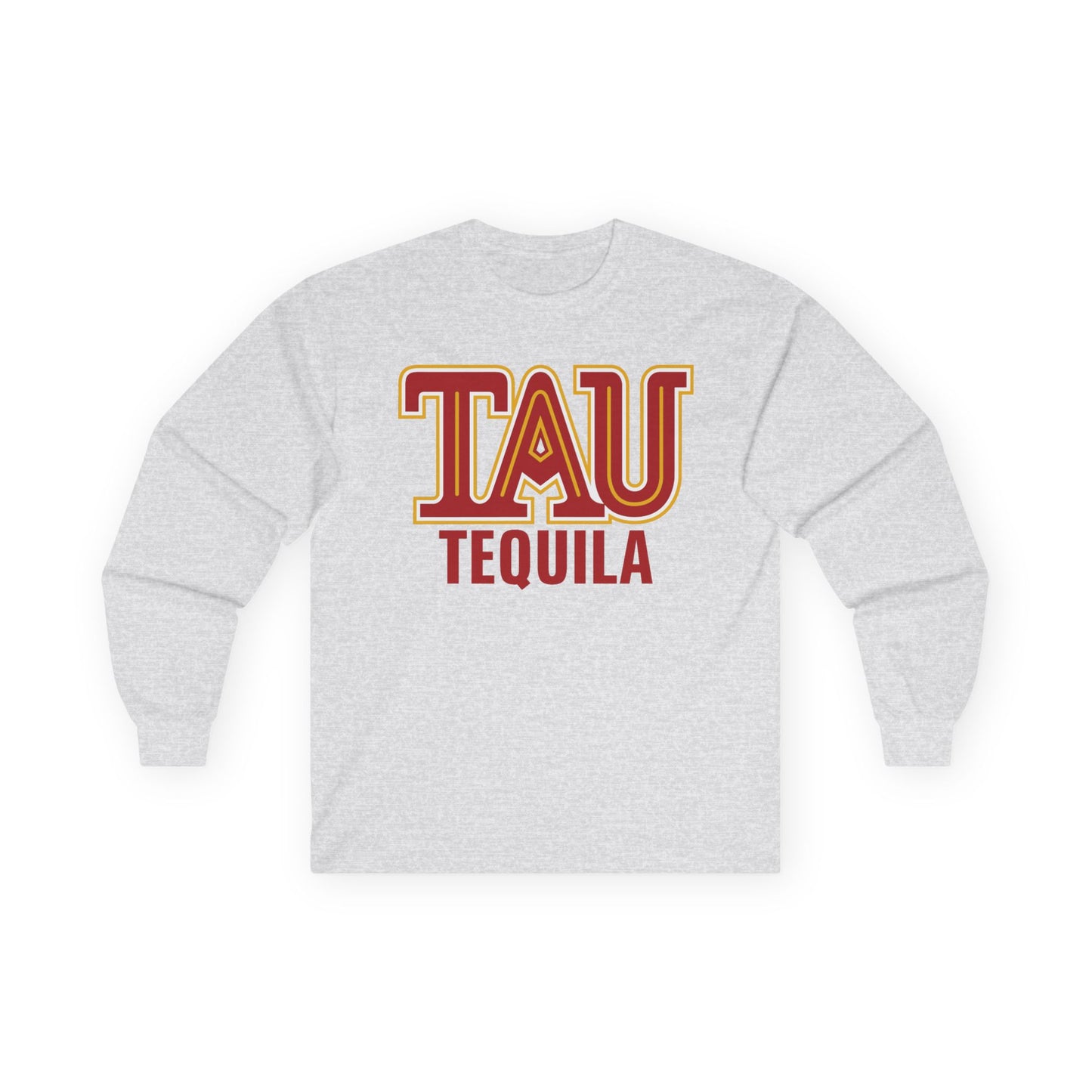 Tau Tequila Long Sleeve Gildan 2400 T-Shirt with Front Logo