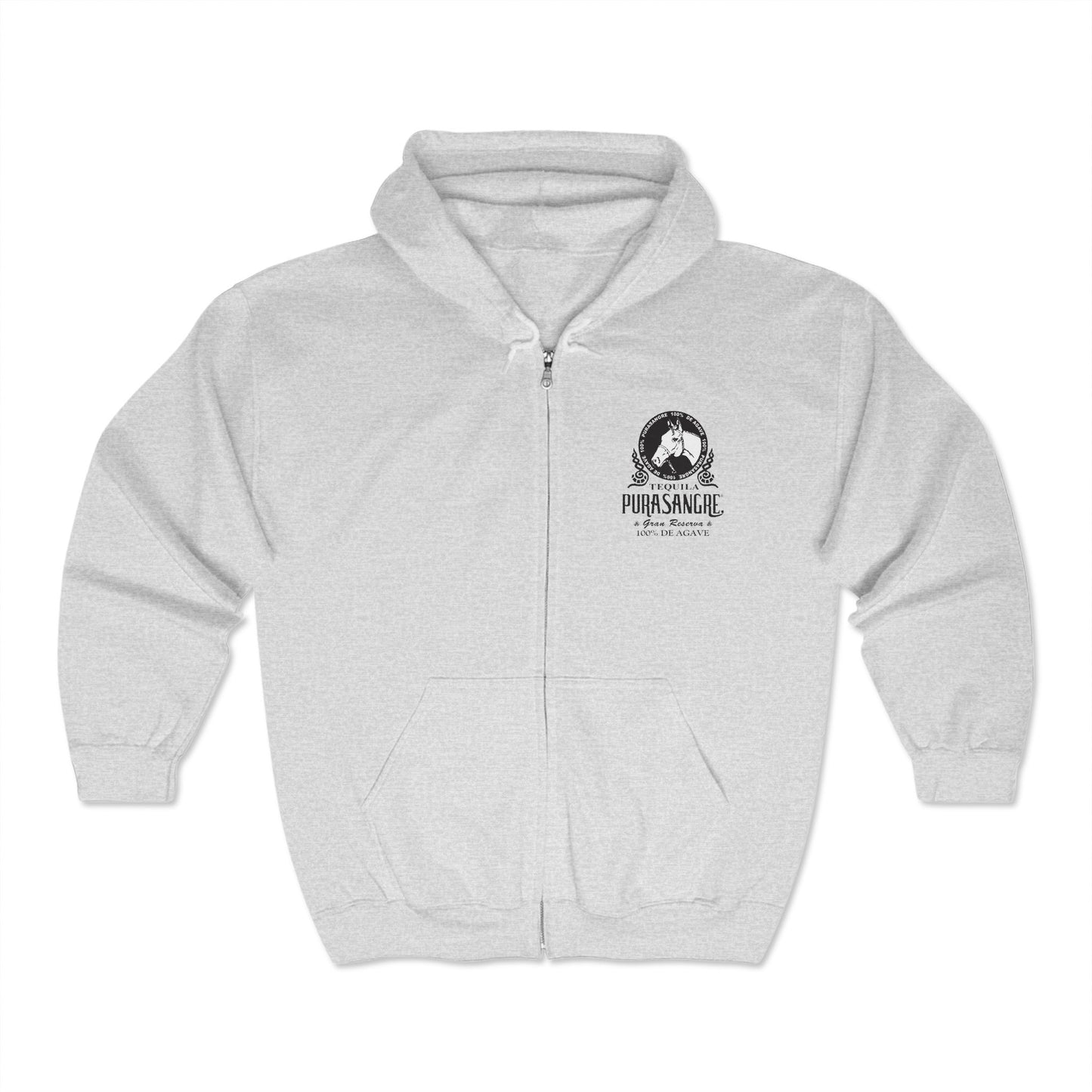 Purasangre Tequila Gildan 18600 Zip-Up Hooded Sweatshirt