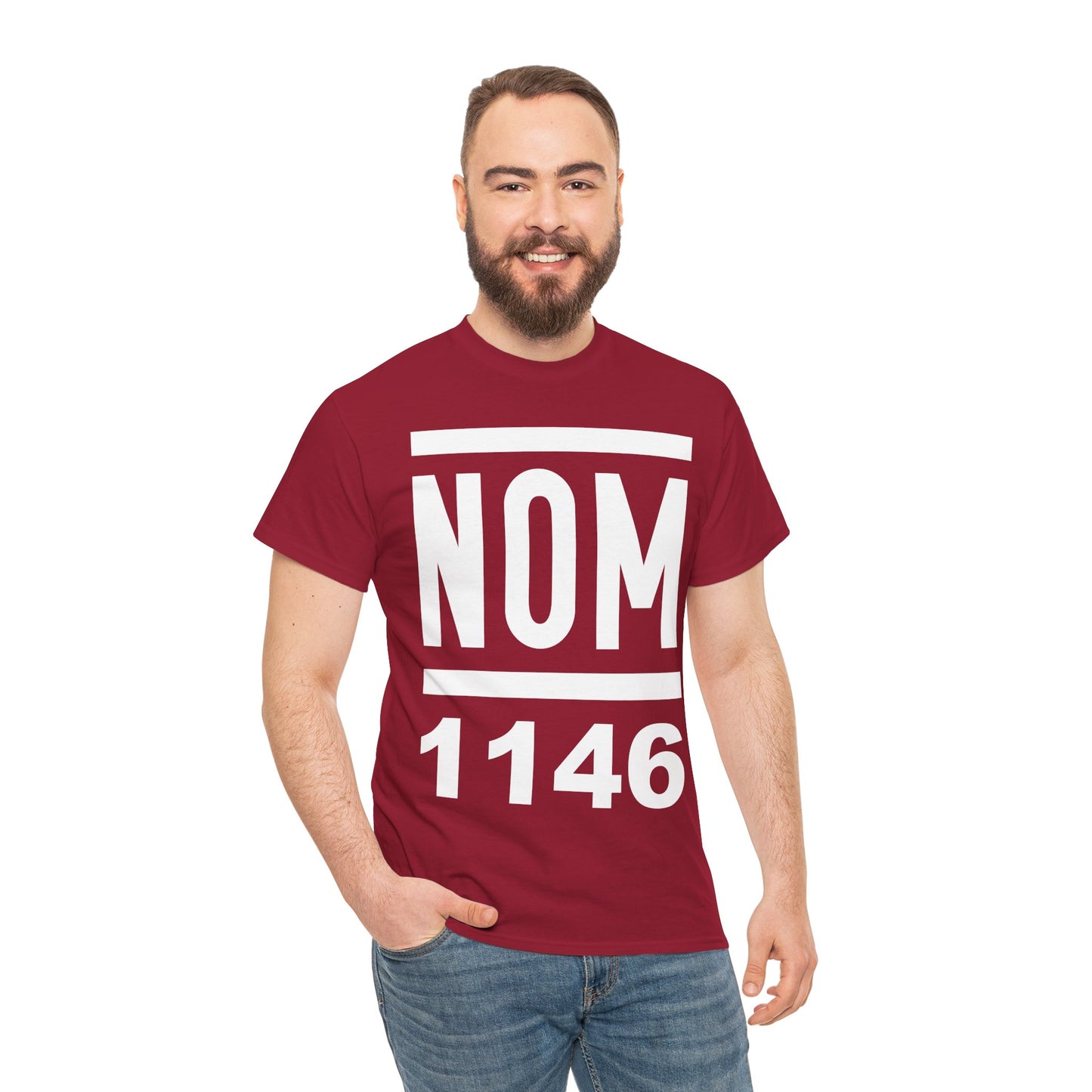 NOM 1146 Short Sleeve Gildan 5000 T-Shirt with Front Logo