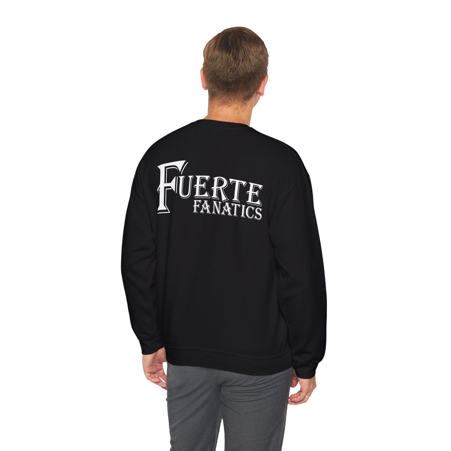 Fuerte Fanatics Gilden 18000 Crewneck Sweatshirt with Front and Back Logo