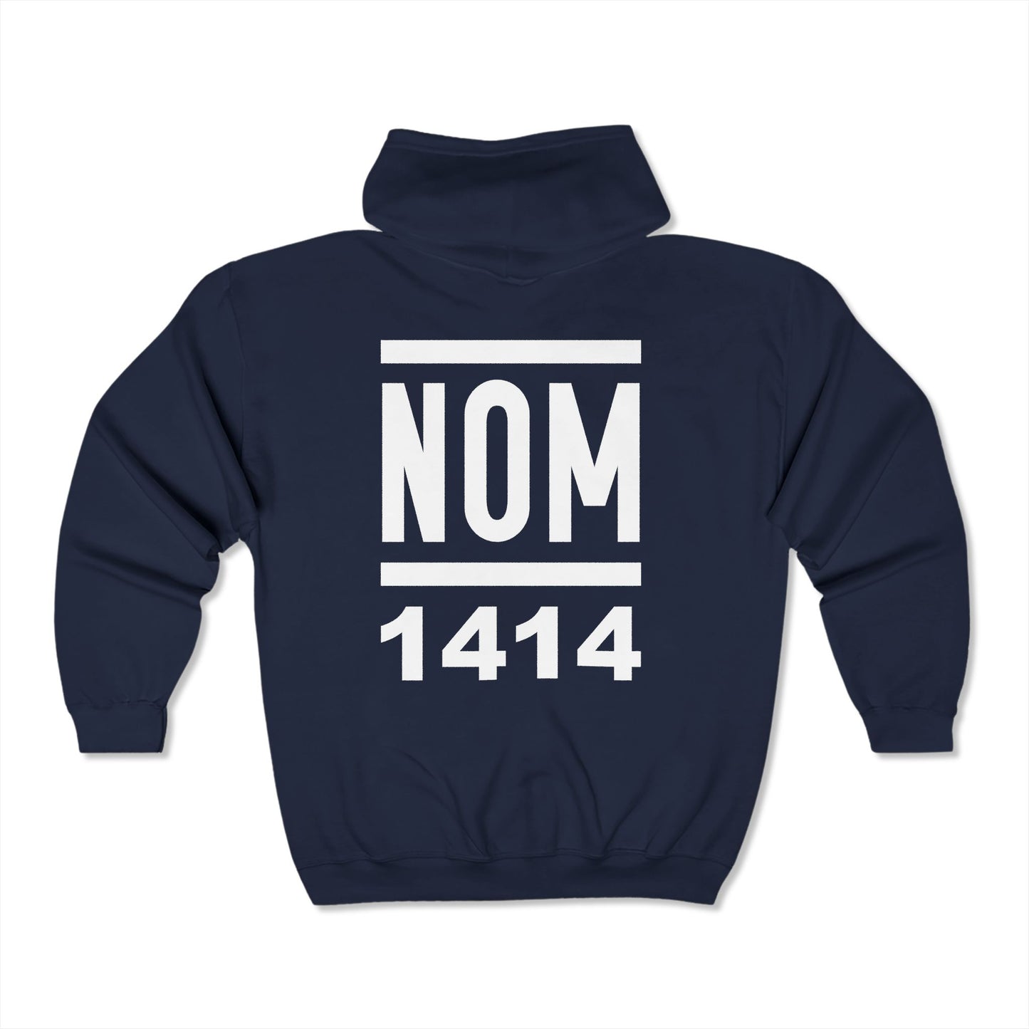 NOM 1414 Gildan 18600 Zip-Up Hooded Sweatshirt