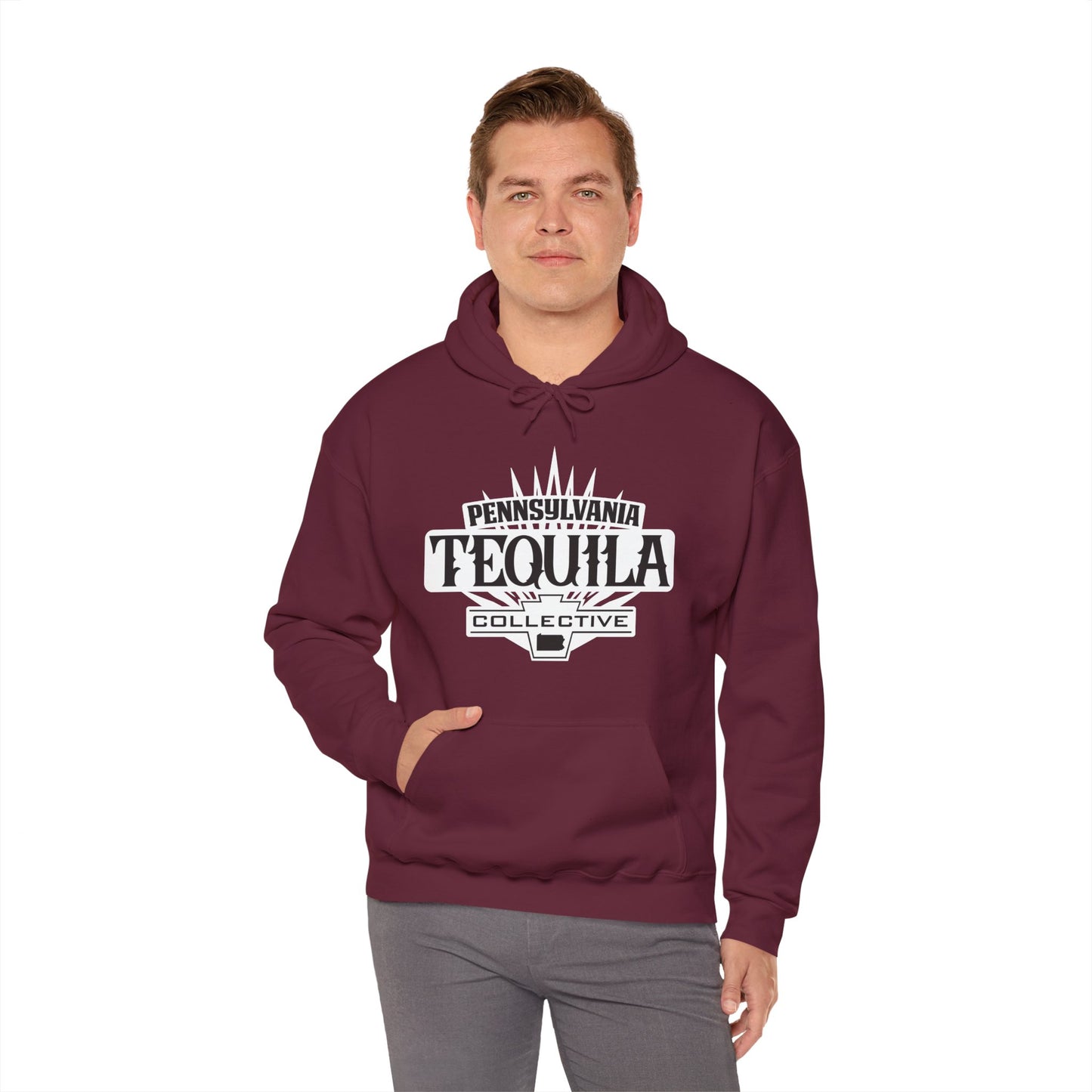 Pennsylvania Tequila Collective Gilden 18500 Hoodie with Front Logo