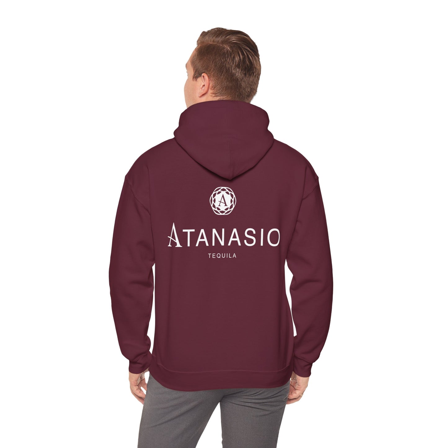 Atanisio Tequila Gilden 18500 Hoodie with Front and Back Logo