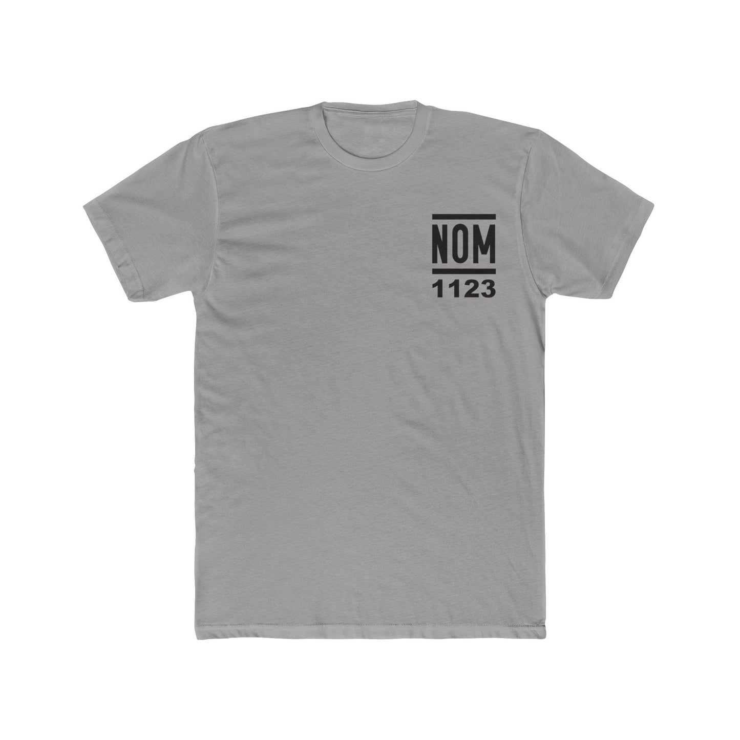 NOM 1123 Short Sleeve Next Level 3600 T-Shirt with Front and Back Logo