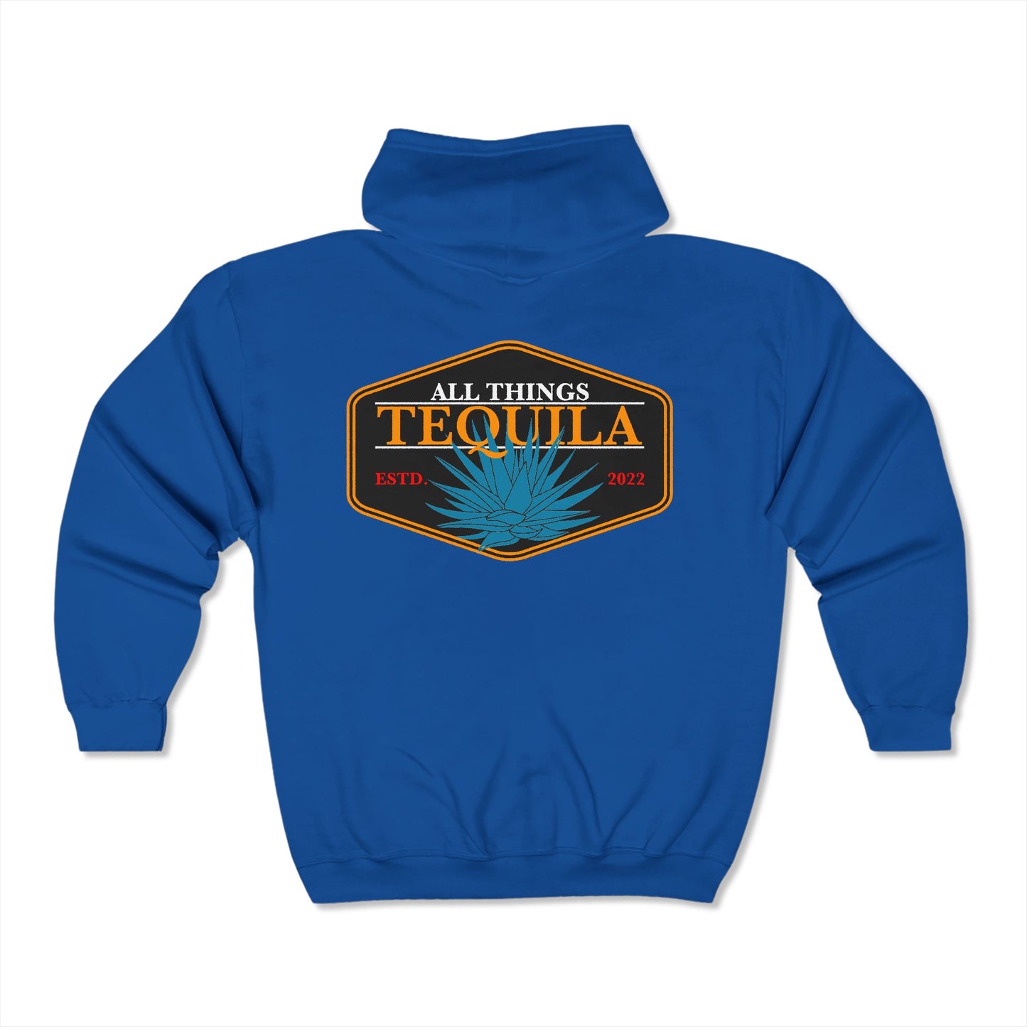 All Things Tequila Gildan 18600 Zip-Up Hooded Sweatshirt