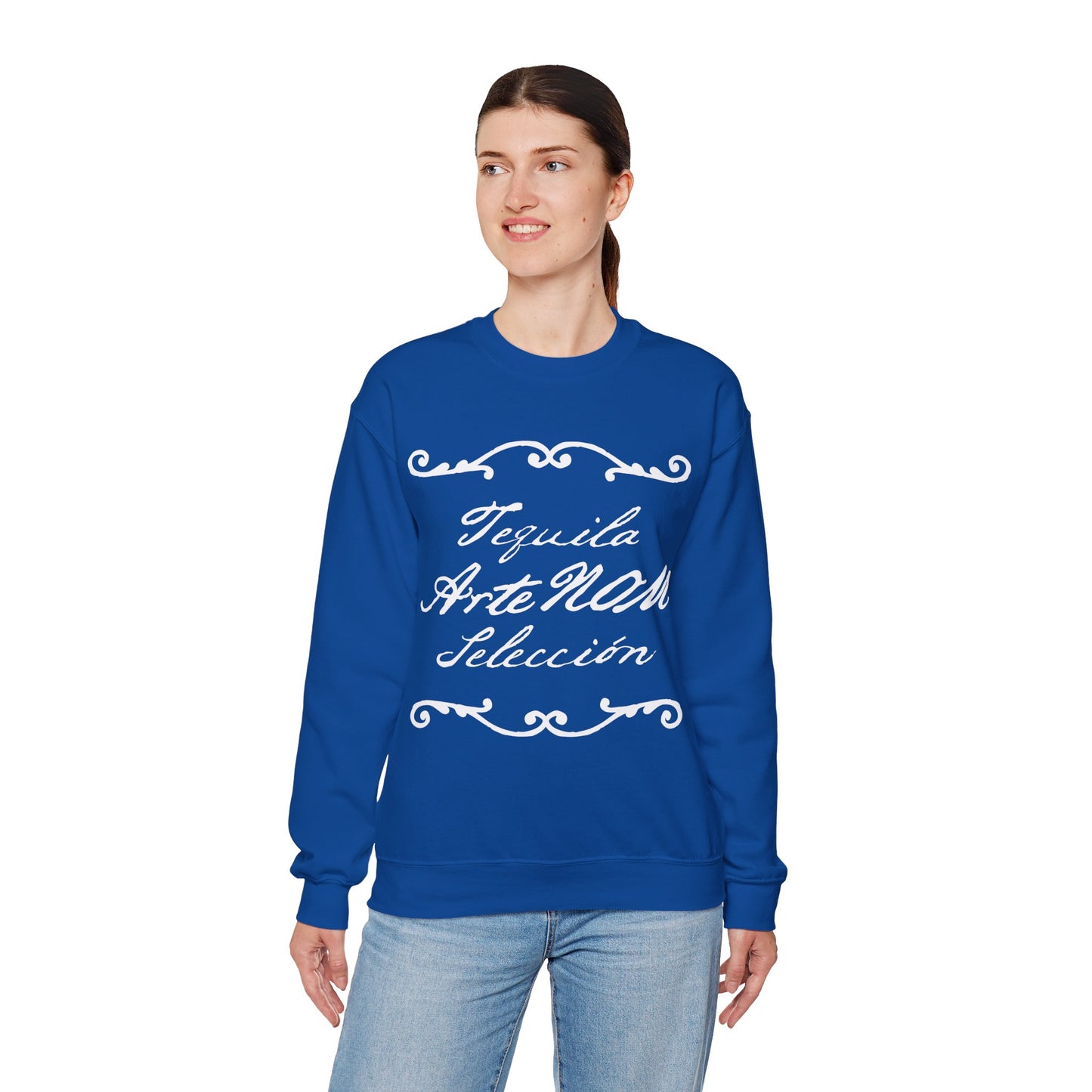 ArteNOM Tequila Gilden 18000 Crewneck Sweatshirt with Front Logo