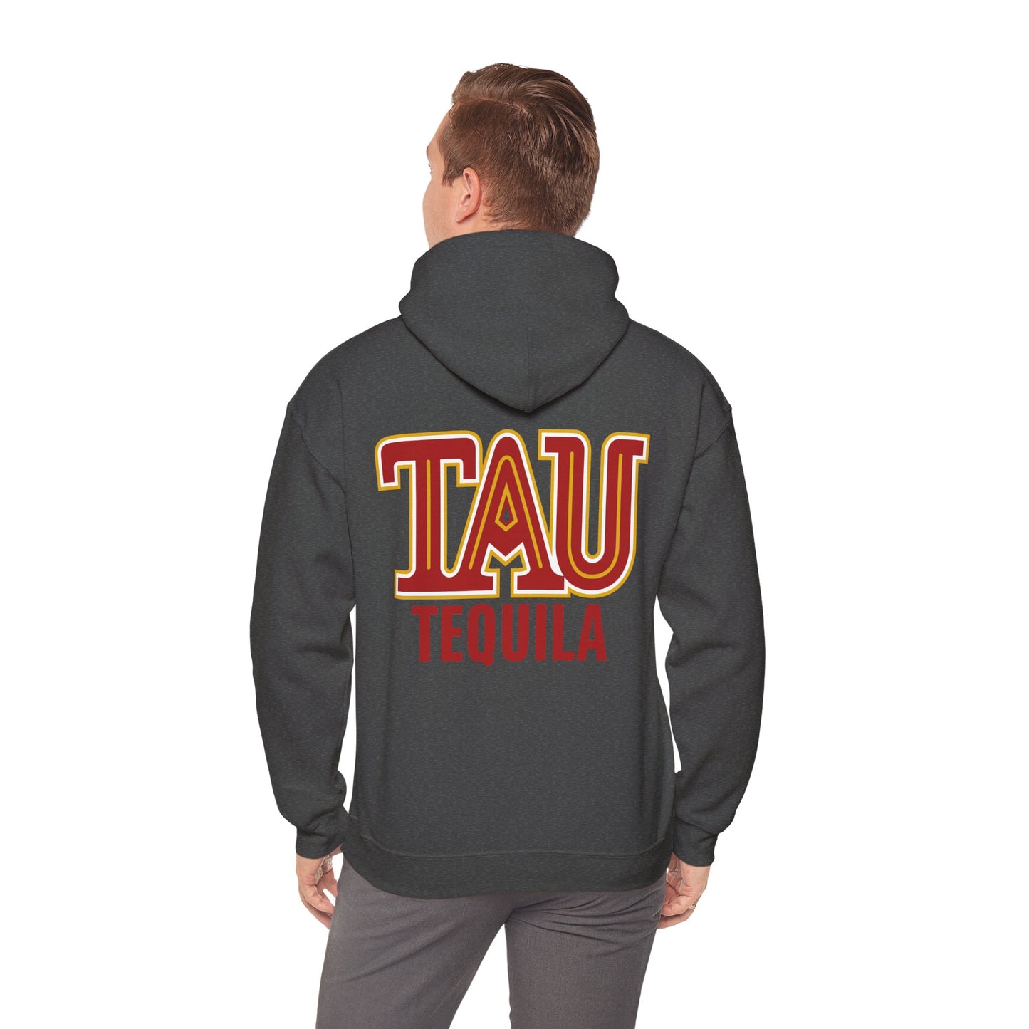 Tau Tequila Gilden 18500 Hoodie with Front and Back Logo