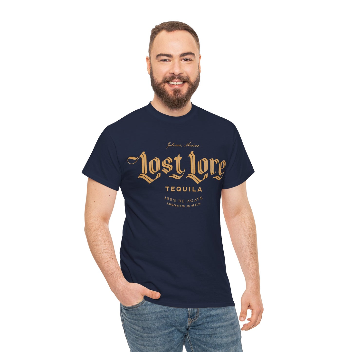 Lost Lore Tequila Short Sleeve Gildan 5000 T-Shirt with Front Logo