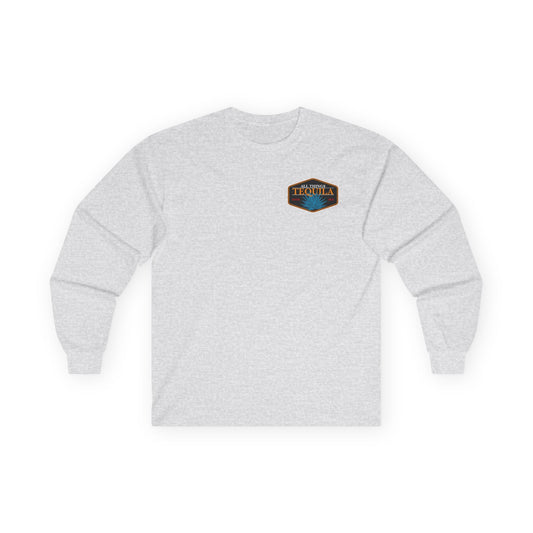 All Things Tequila Long Sleeve Gildan 2400 T-Shirt with Front and Back Logo