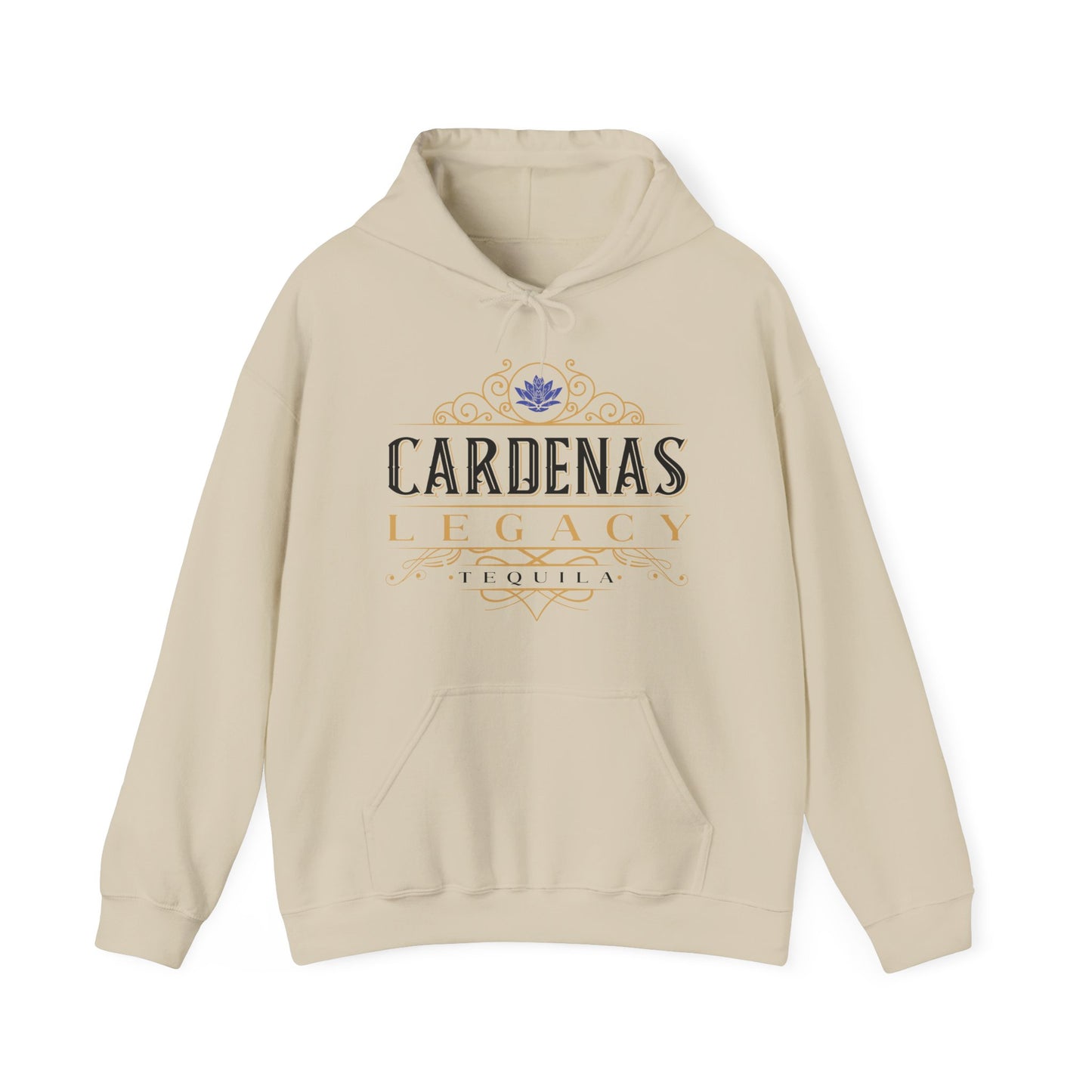 Cardenas Legacy Tequila Gilden 18500 Hoodie with Front Logo