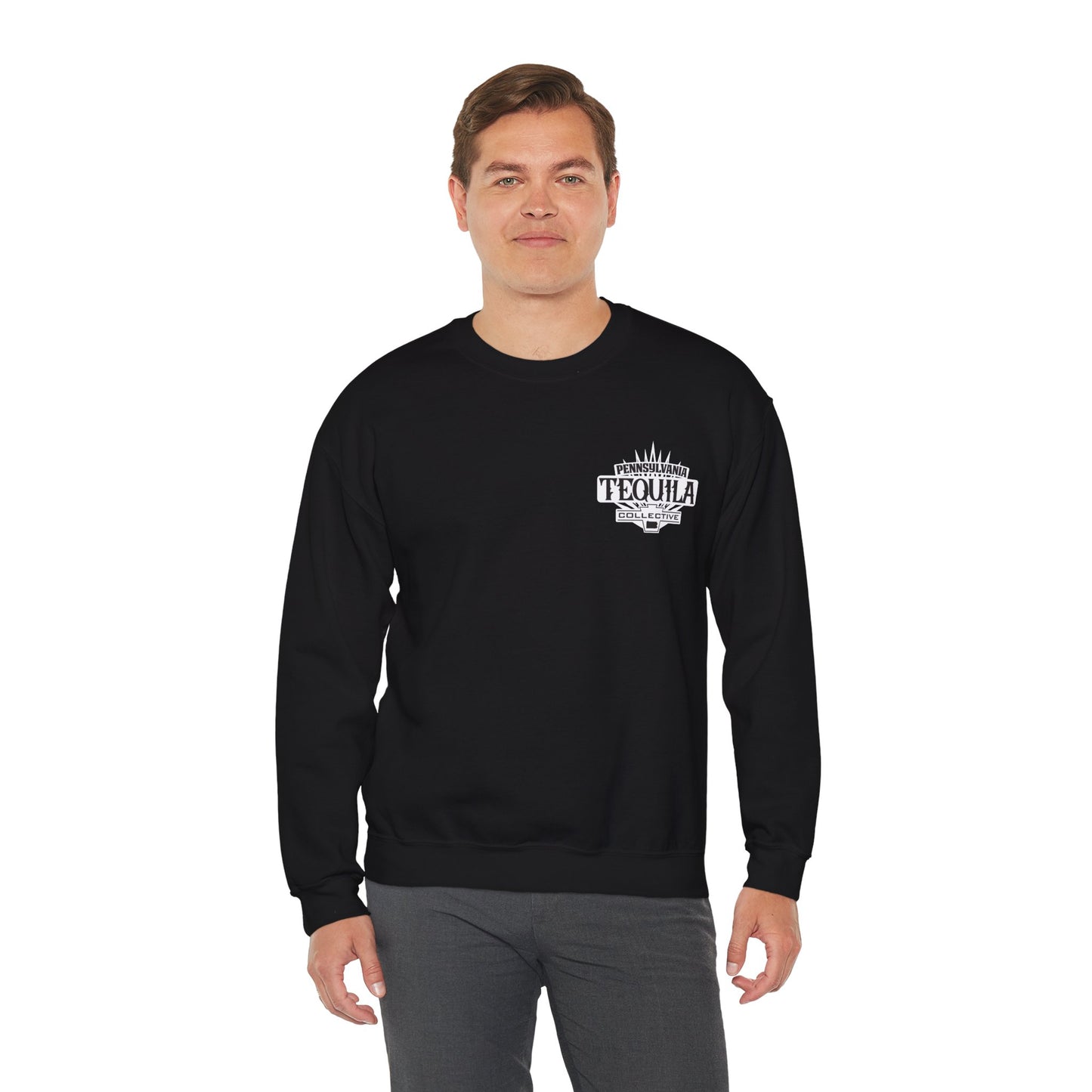 Pennsylvania Tequila Collective Gilden 18000 Crewneck Sweatshirt with Front and Back Logo