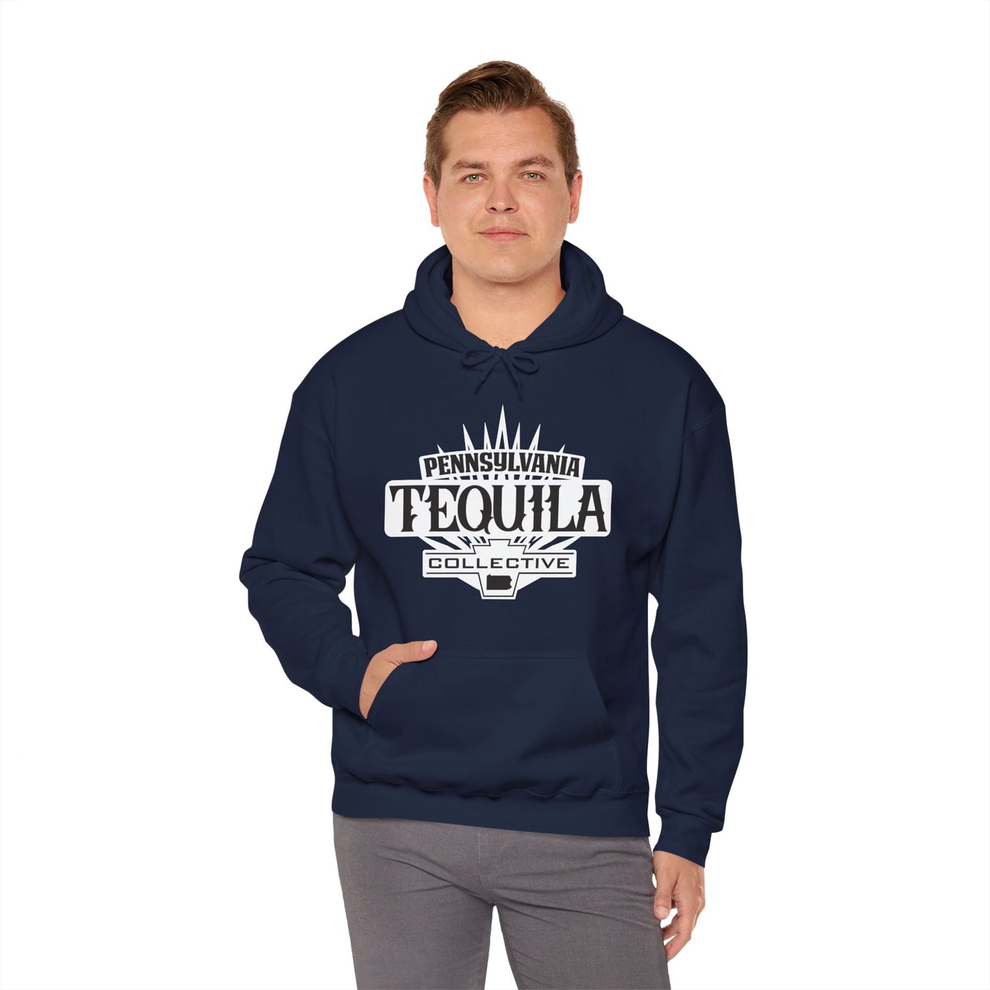 Pennsylvania Tequila Collective Gilden 18500 Hoodie with Front Logo