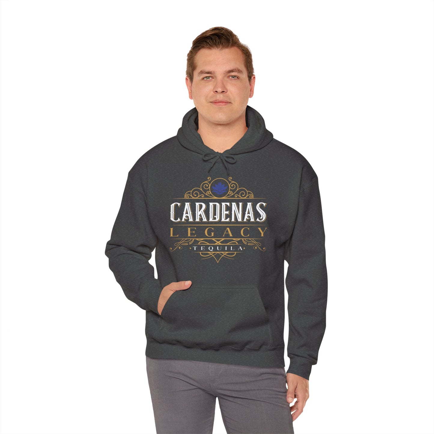 Cardenas Legacy Tequila Gilden 18500 Hoodie with Front Logo