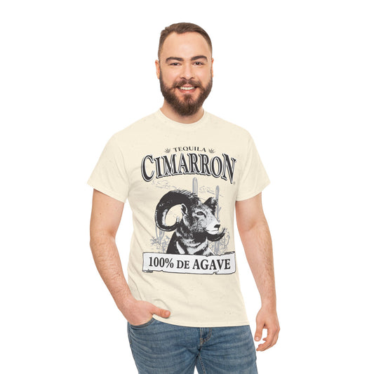 Cimarron Tequila Short Sleeve Gildan 5000 T-Shirt with Front Logo