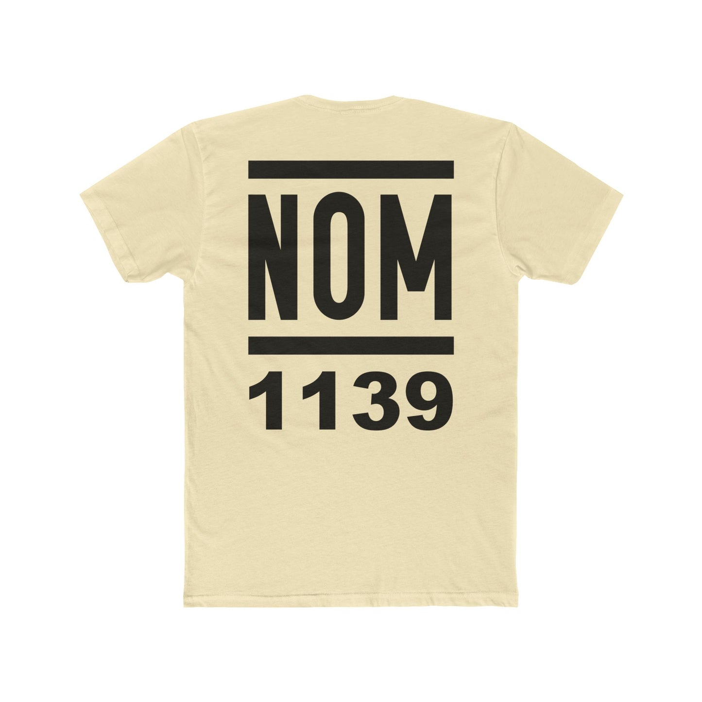 NOM 1139 Short Sleeve Next Level 3600 T-Shirt with Front and Back Logo