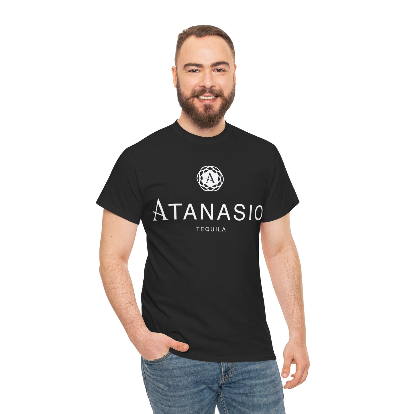 Atanasio Tequila Short Sleeve Gildan 5000 T-Shirt with Front Logo