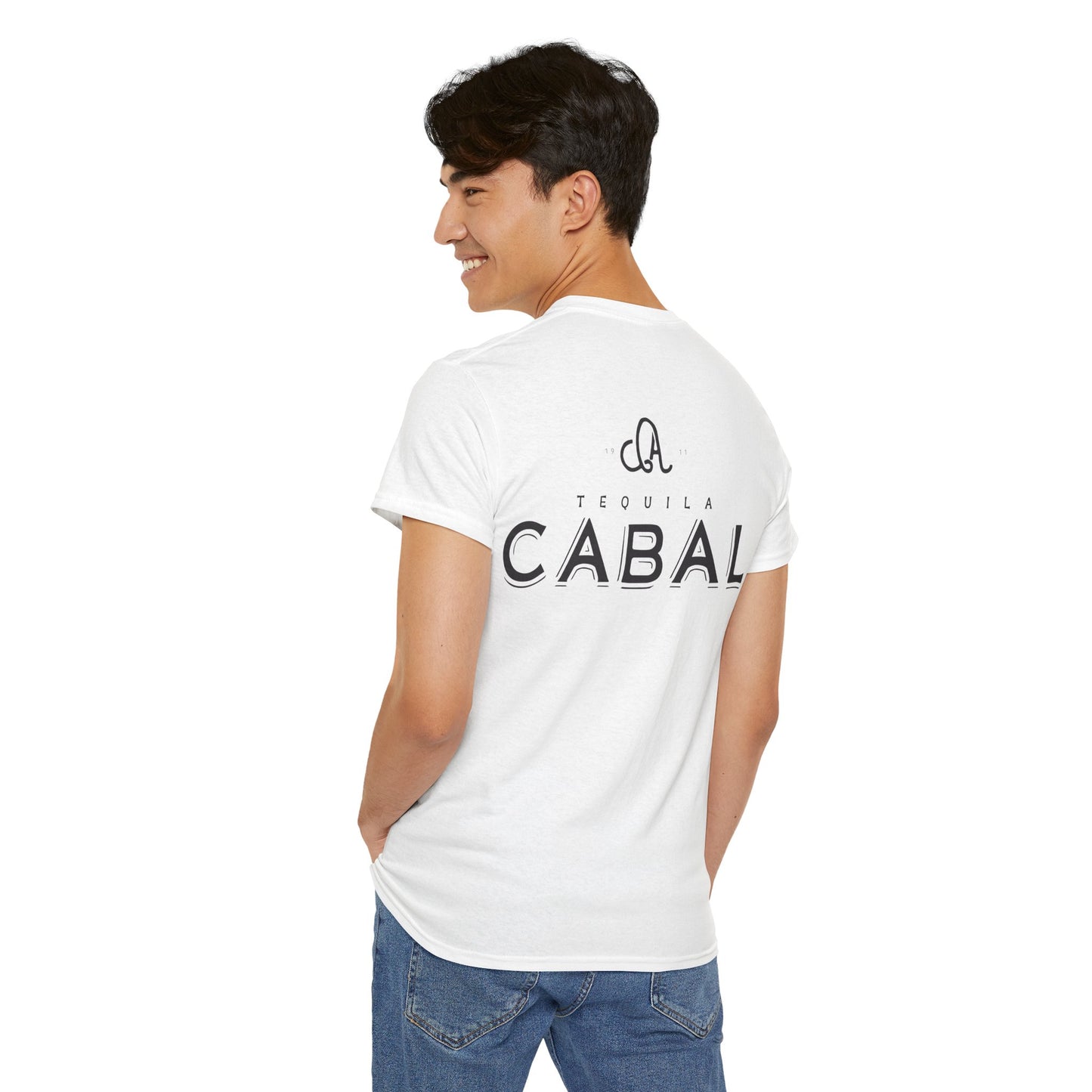 Cabal Tequila Short Sleeve Gildan 5000 T-Shirt with Front and Back Logo