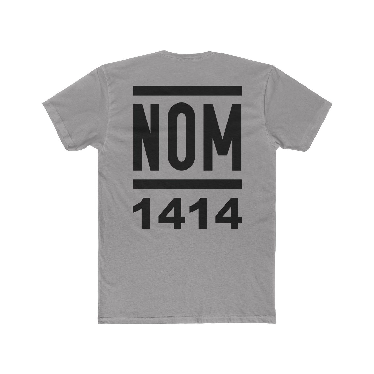 NOM 1414 Short Sleeve Next Level 3600 T-Shirt with Front and Back Logo