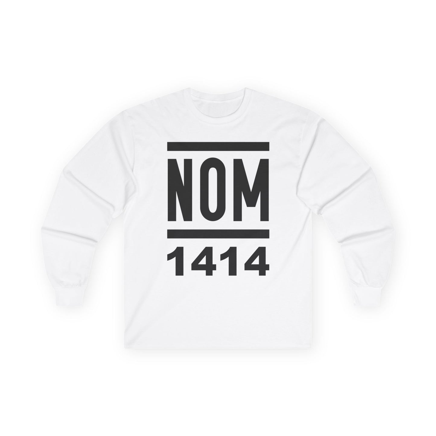 NOM 1414 Long Sleeve Gildan 2400 T-Shirt with Front Logo