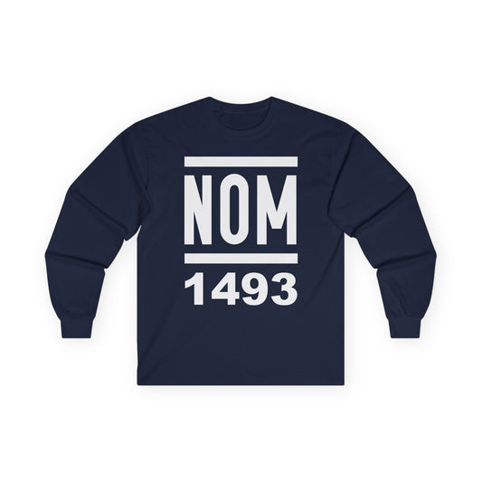 NOM 1493 Long Sleeve Gildan 2400 T-Shirt with Front Logo