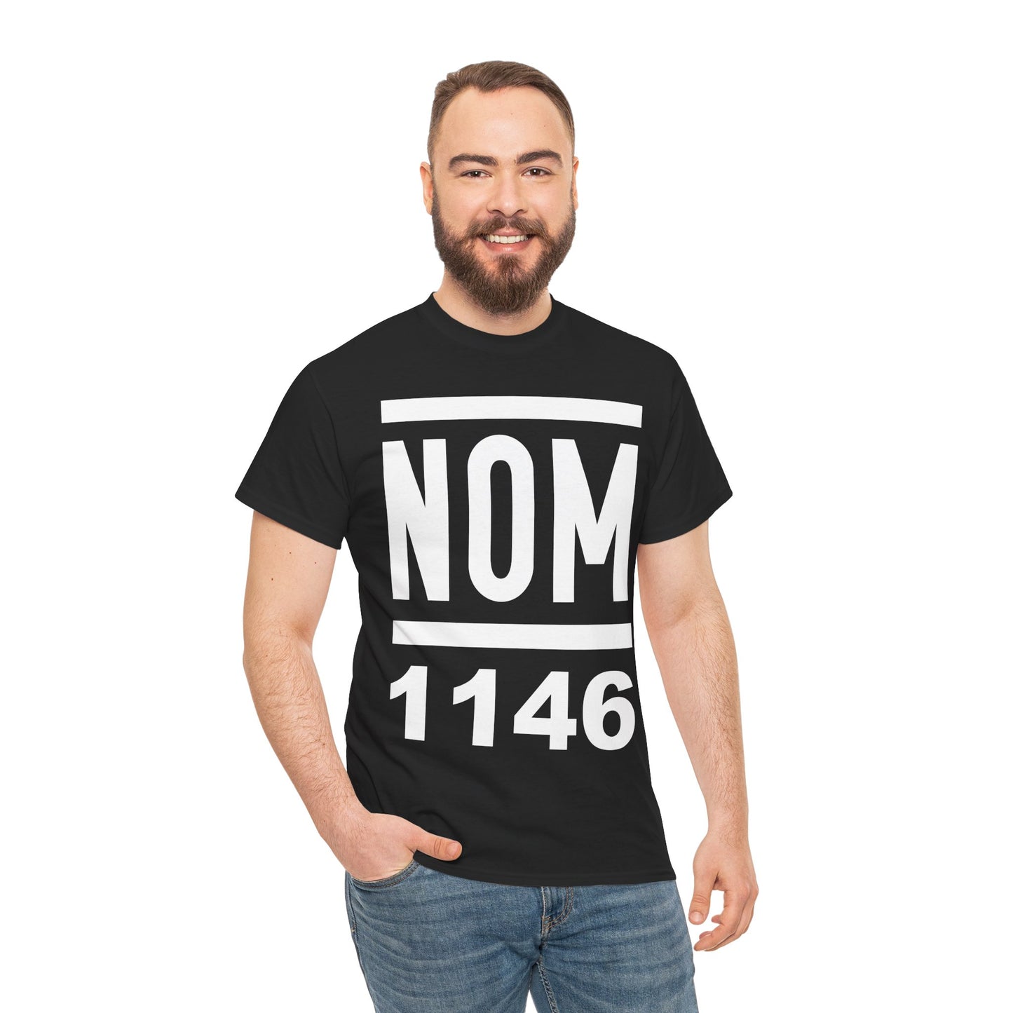 NOM 1146 Short Sleeve Gildan 5000 T-Shirt with Front Logo